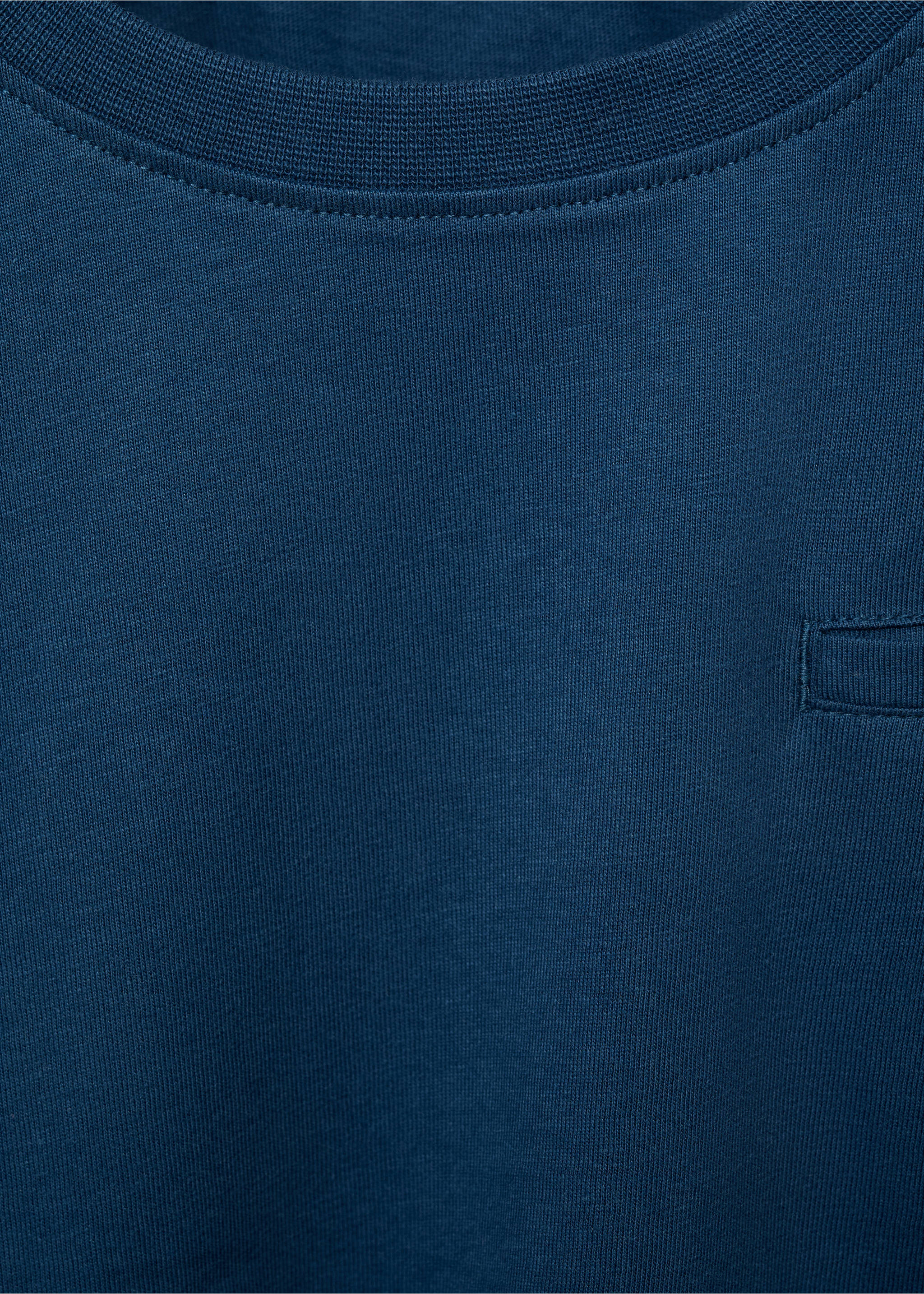 Striped short pyjamas - Details of the article 8, Petrol Blue. Ref: 87087689-00.