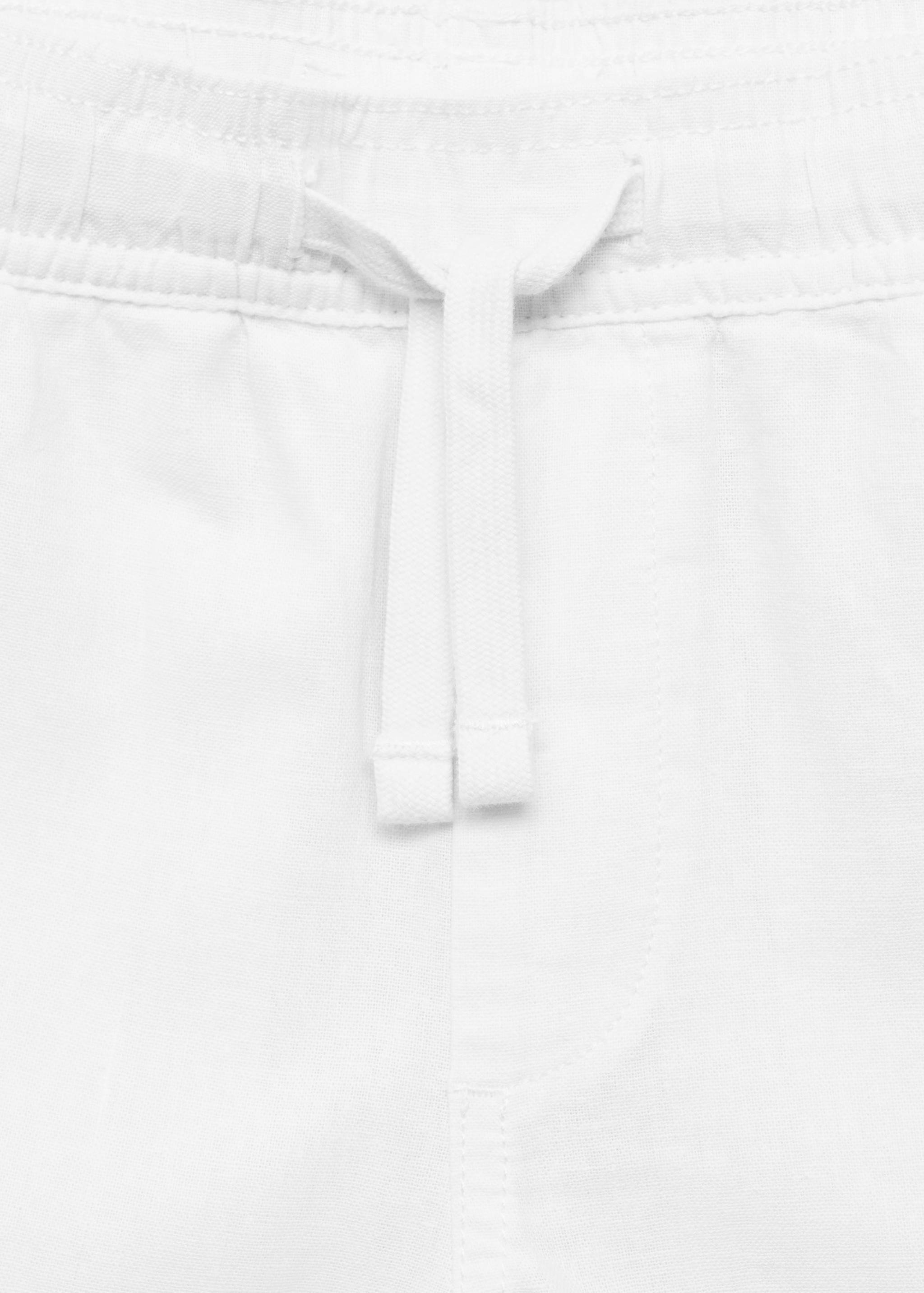 Leinen-Bermudashorts mit Gummibund - Detail des Artikels 8
