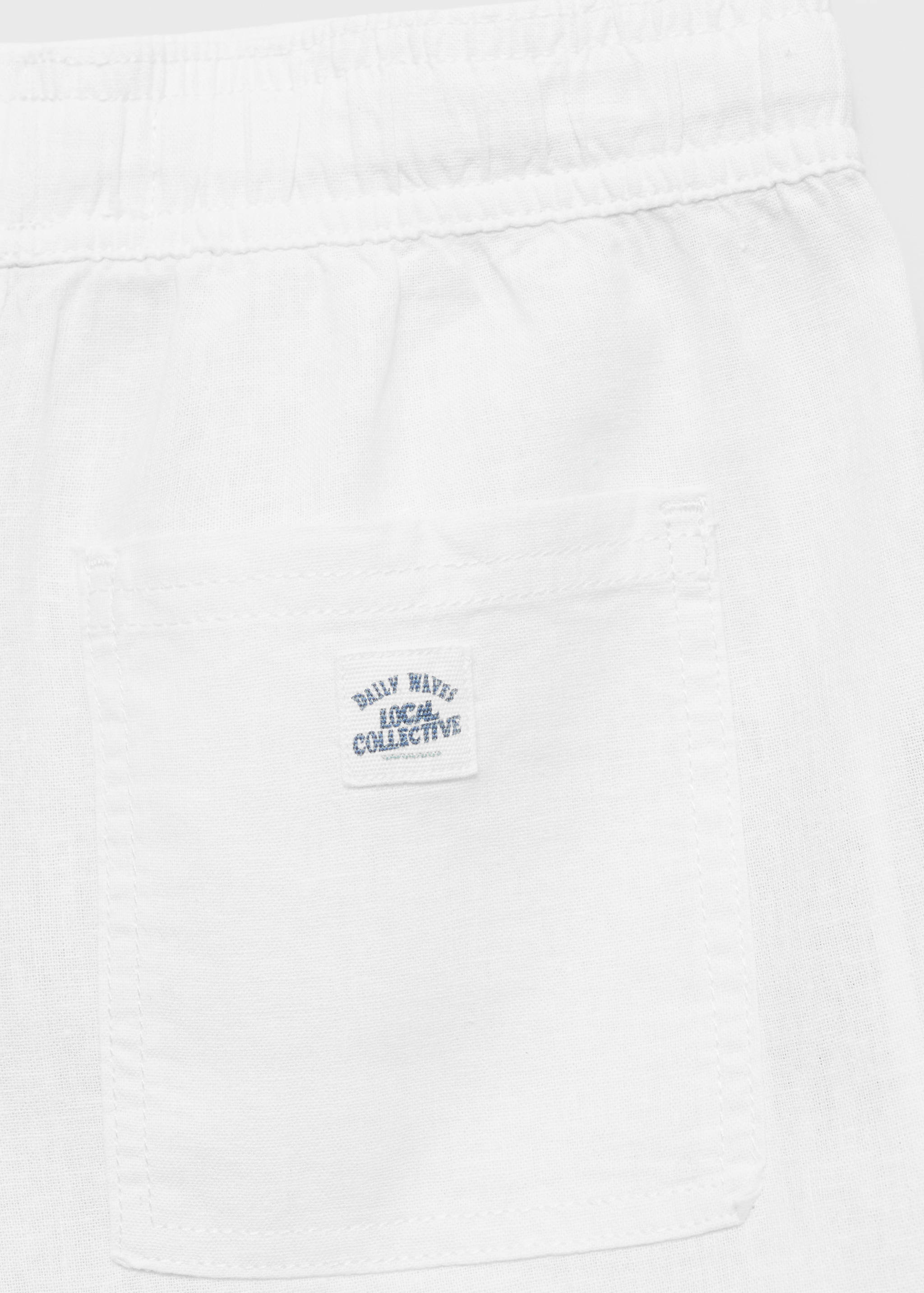 Leinen-Bermudashorts mit Gummibund - Detail des Artikels 0