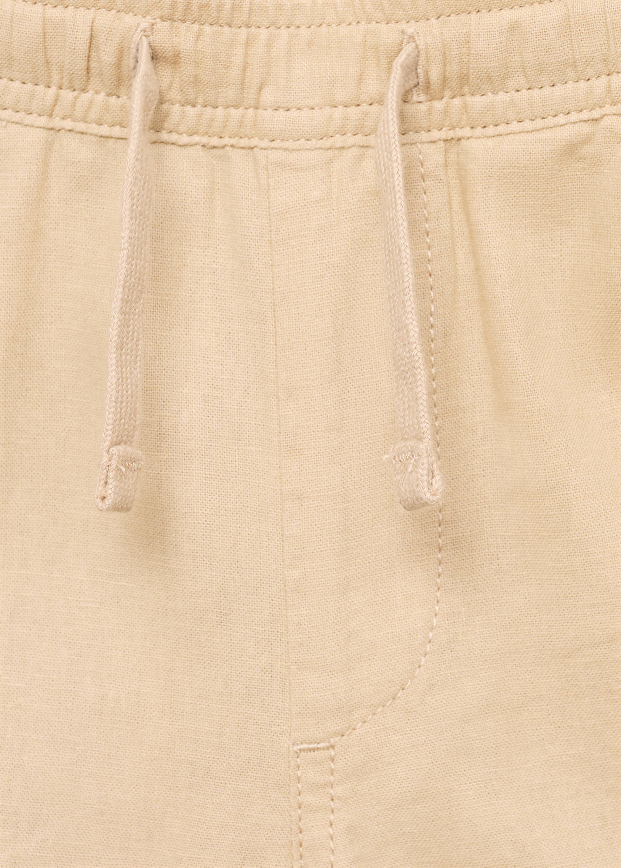 Leinen-Bermudashorts mit Gummibund - Detail des Artikels 8