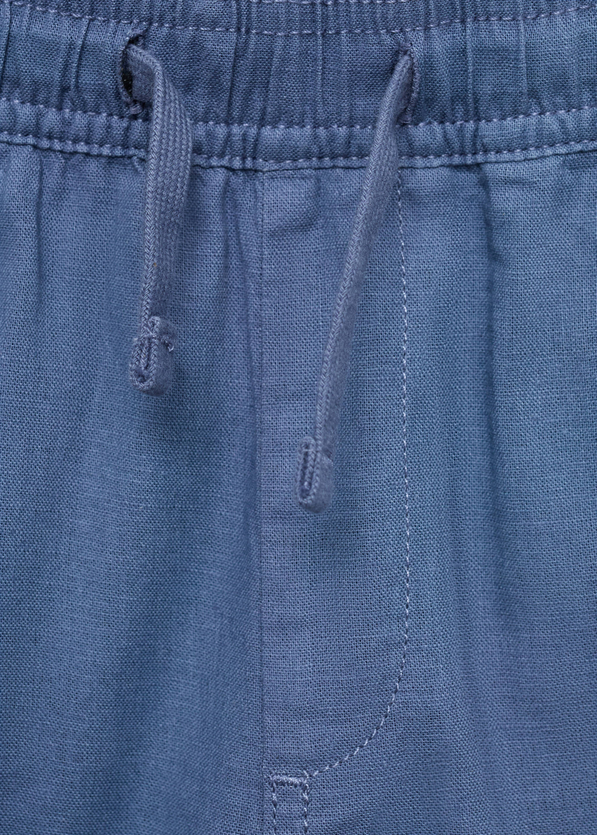 Leinen-Bermudashorts mit Gummibund - Detail des Artikels 8