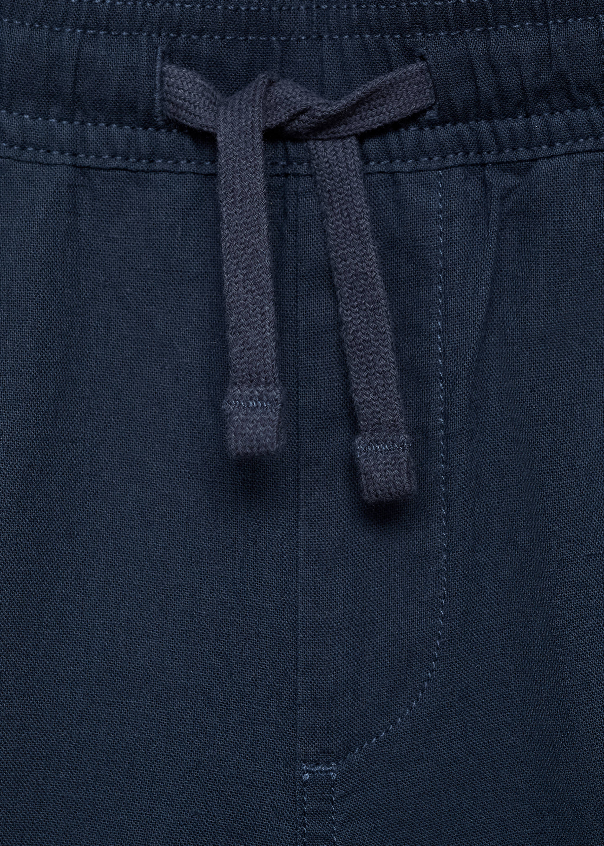 Leinen-Bermudashorts mit Gummibund - Detail des Artikels 8