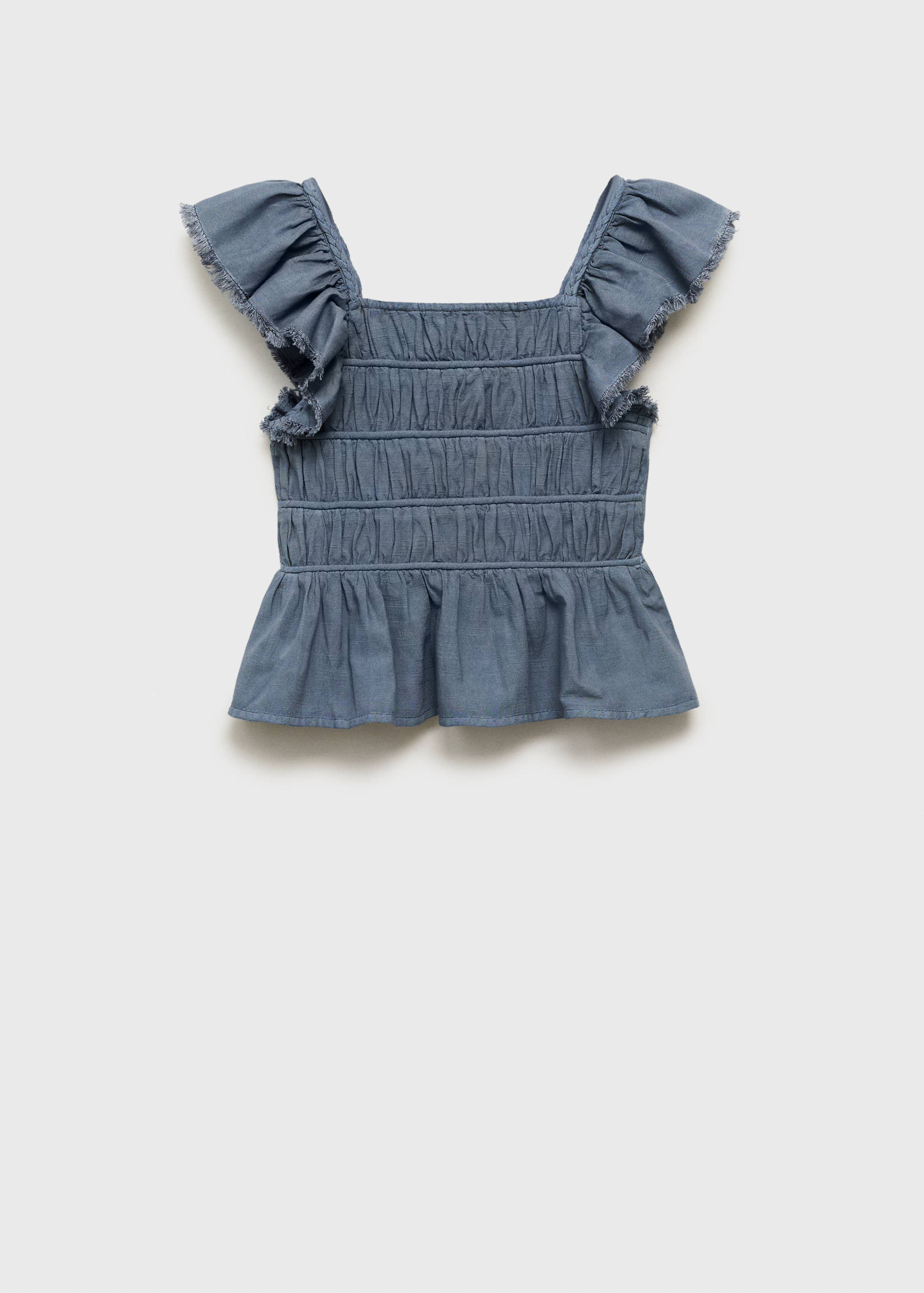 Blusa fruncida volantes - Artículo sin modelo