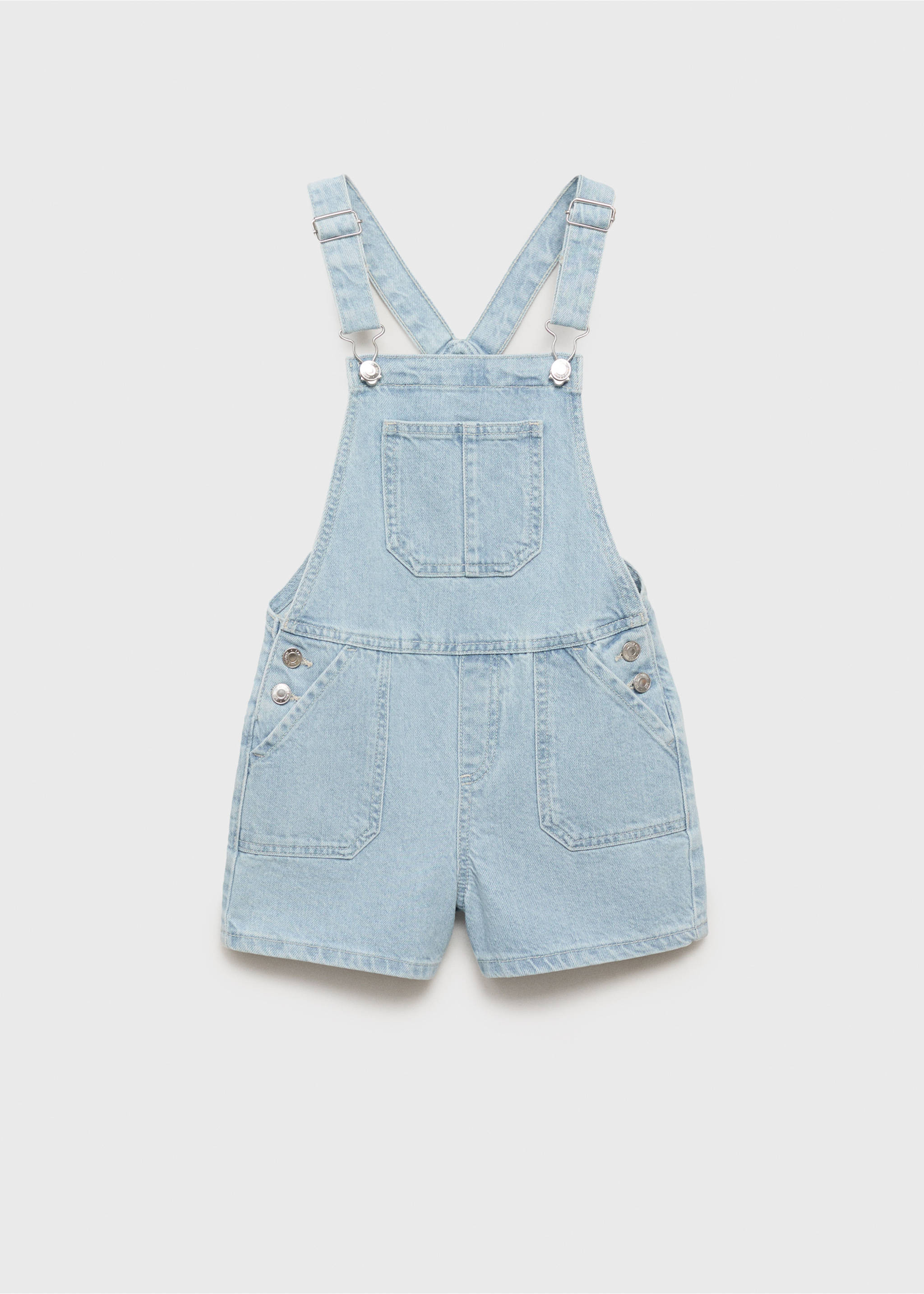 Short denim dungarees - Article without model, Light Blue. Ref: 87087701-00.