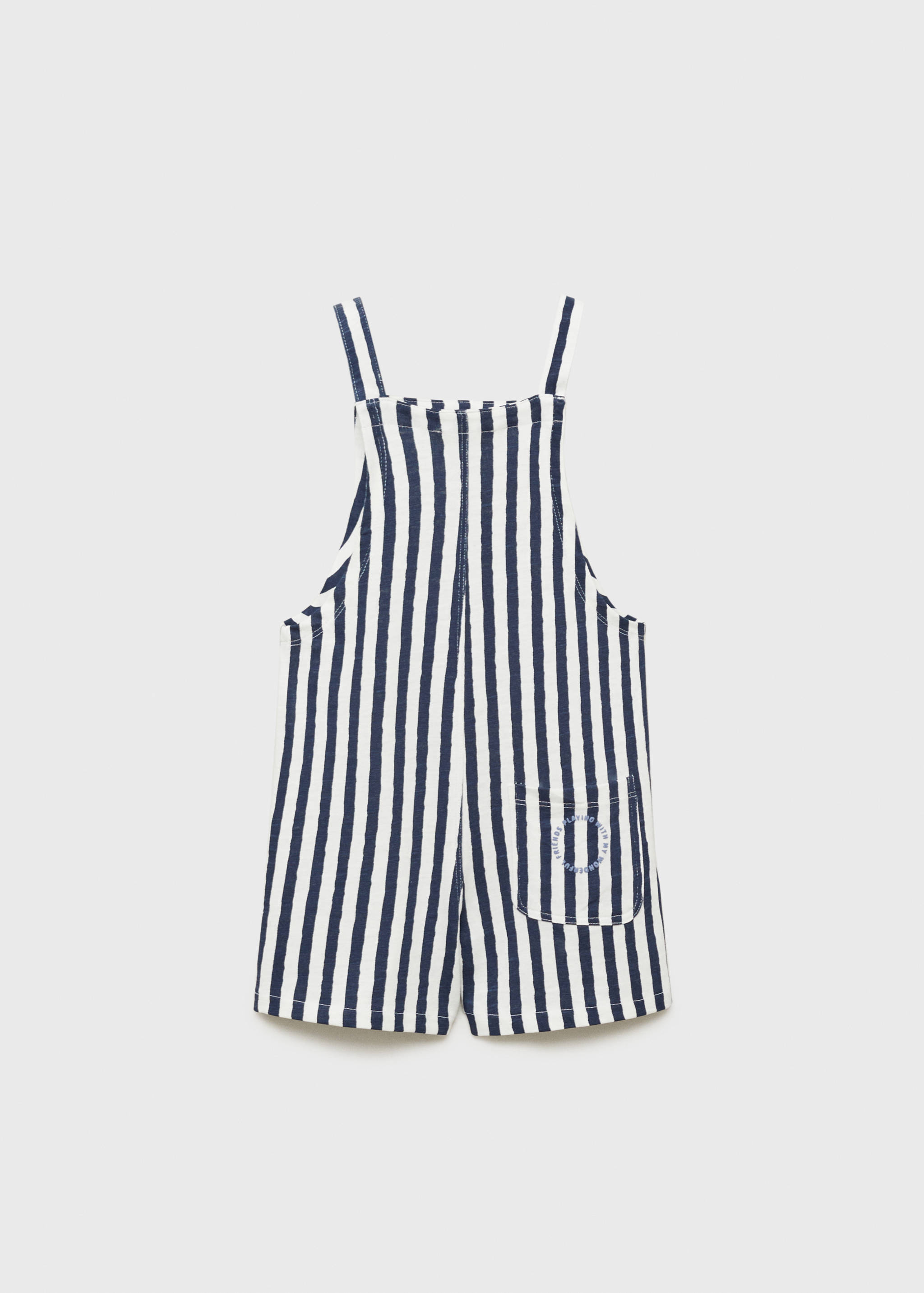 Peto corto rayas - Reverso del artículo