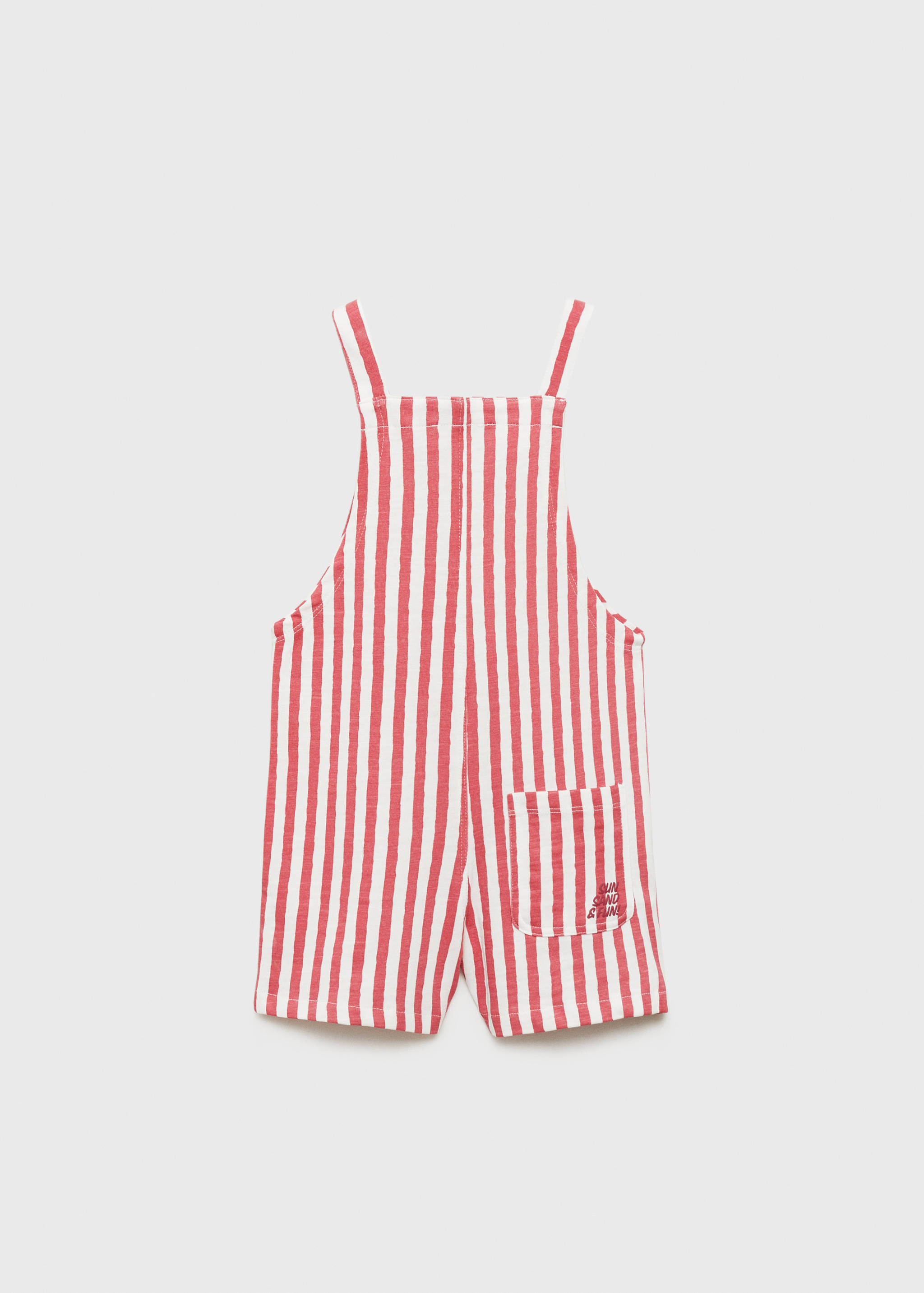 Peto corto rayas - Reverso del artículo