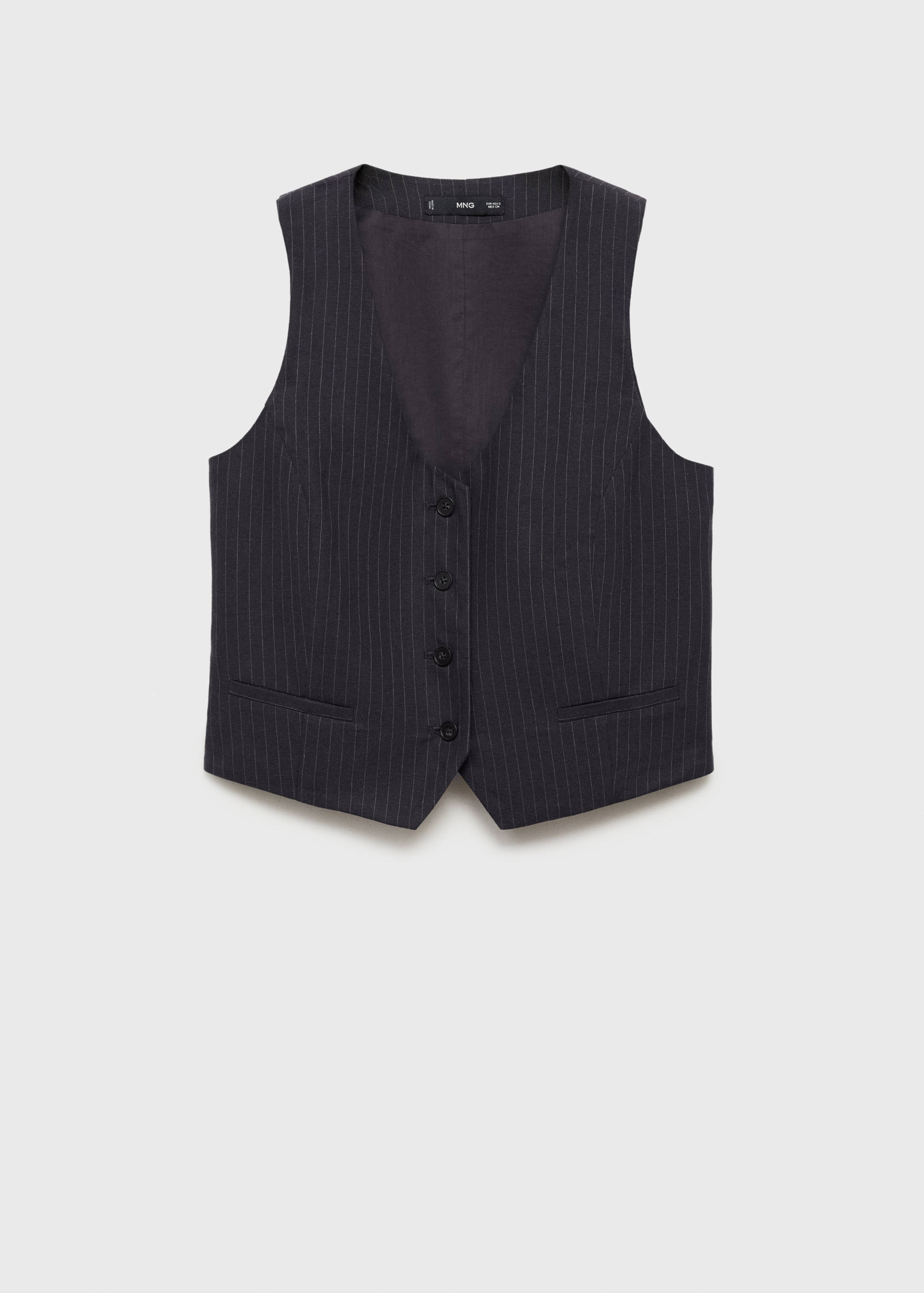 Gilet completo misto lino - Articolo senza modello