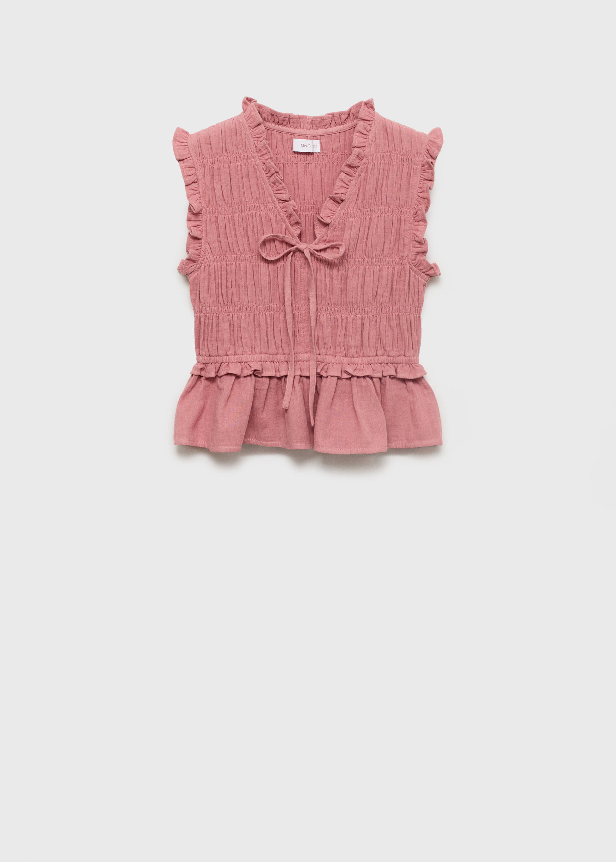 Ruffled gathered blouse - Article without model