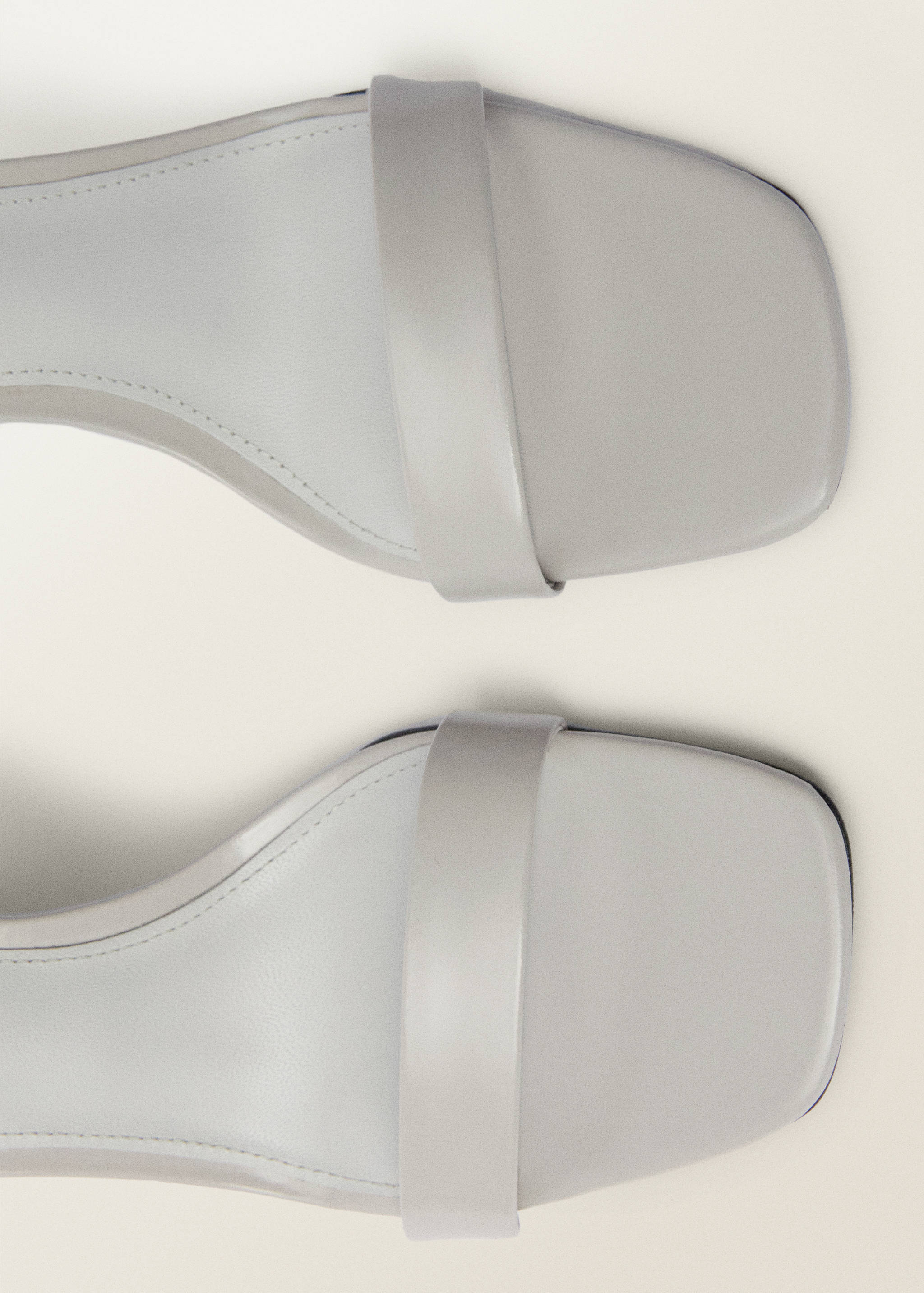 Leather wedge-heel sandals - Details of the article 2