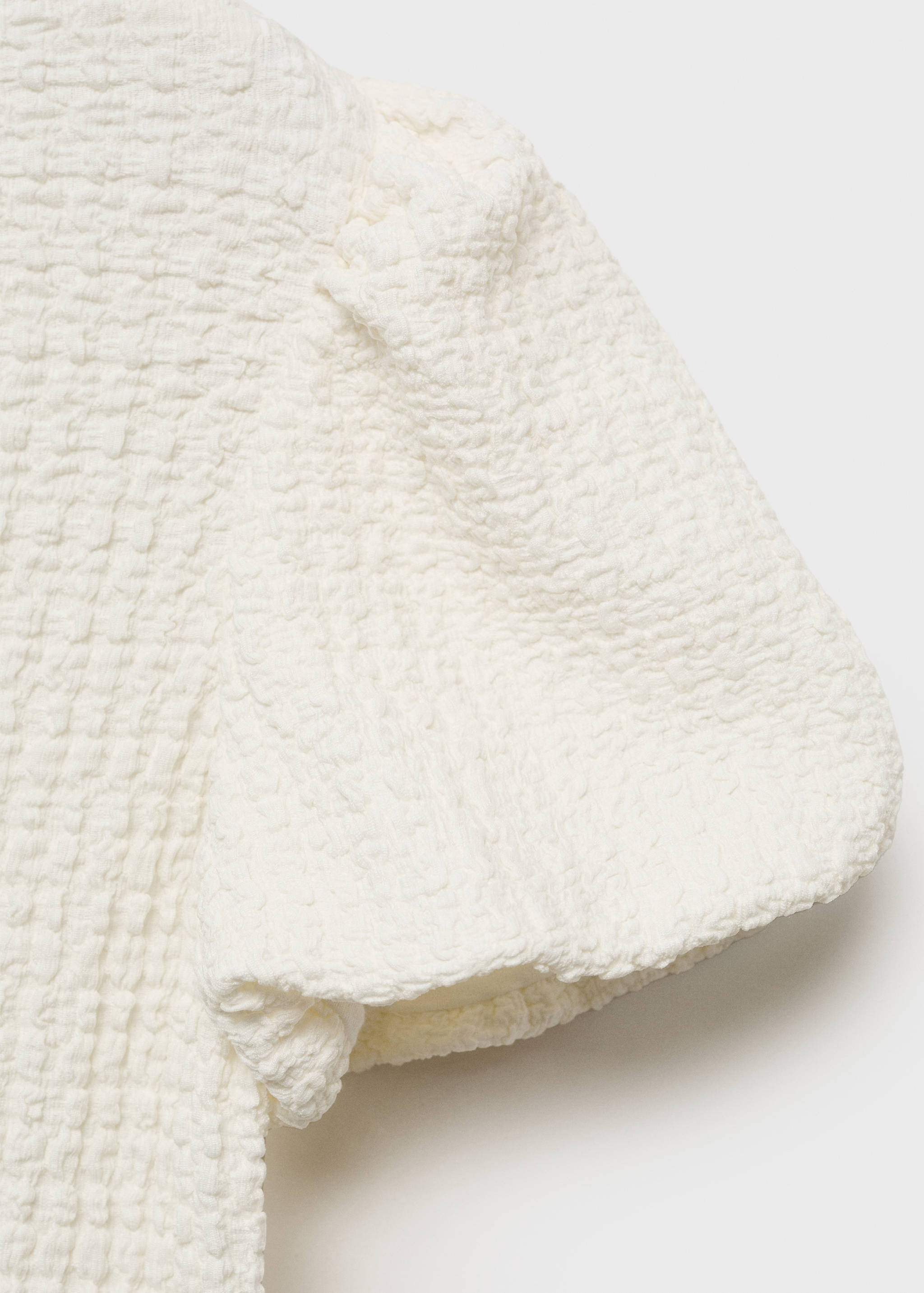 Blouse texturée fermeture nœuds - Détail de l'article 0