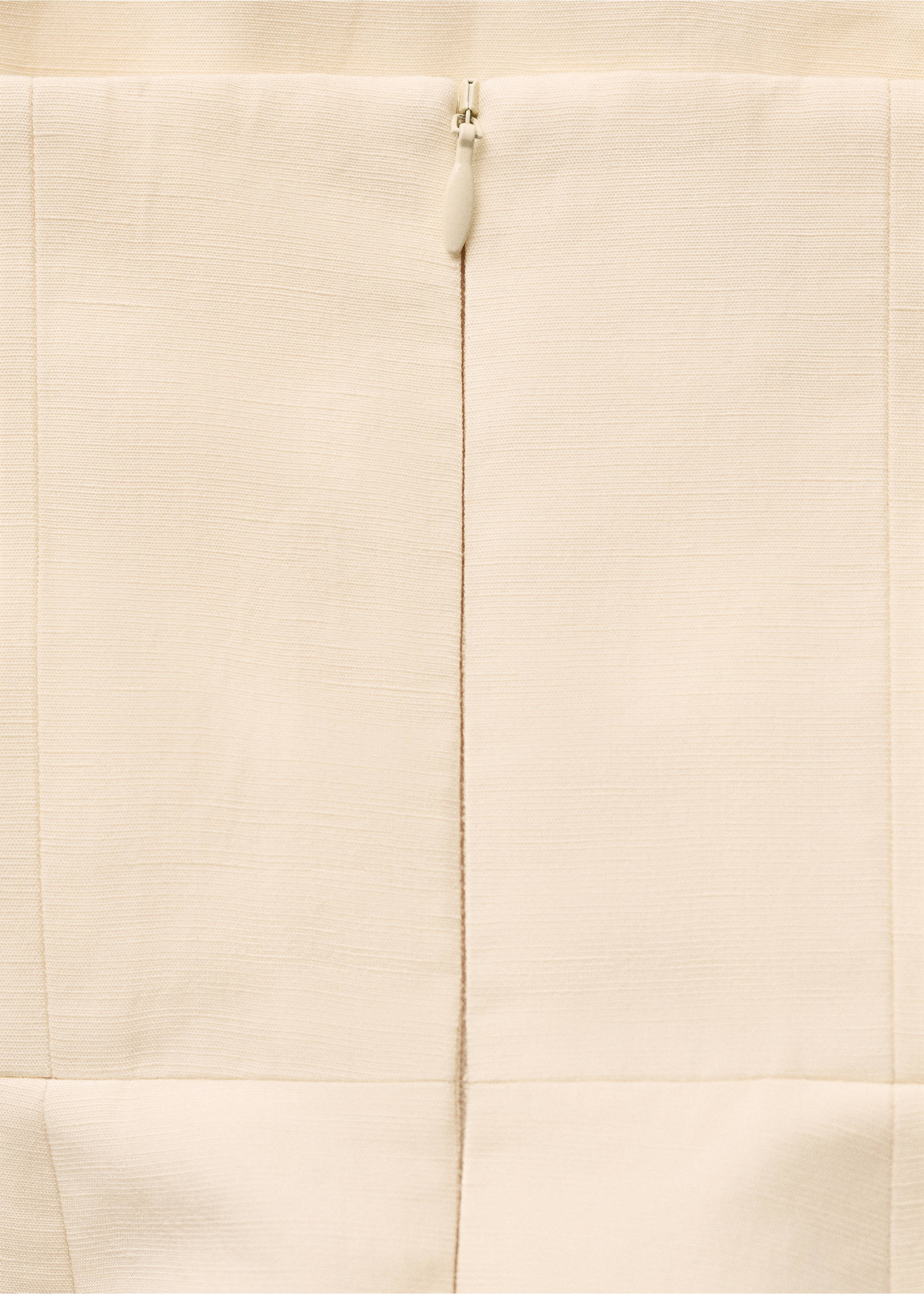 Strapless peplum top - Details of the article 0, Vanilla. Ref: 87087718-00.