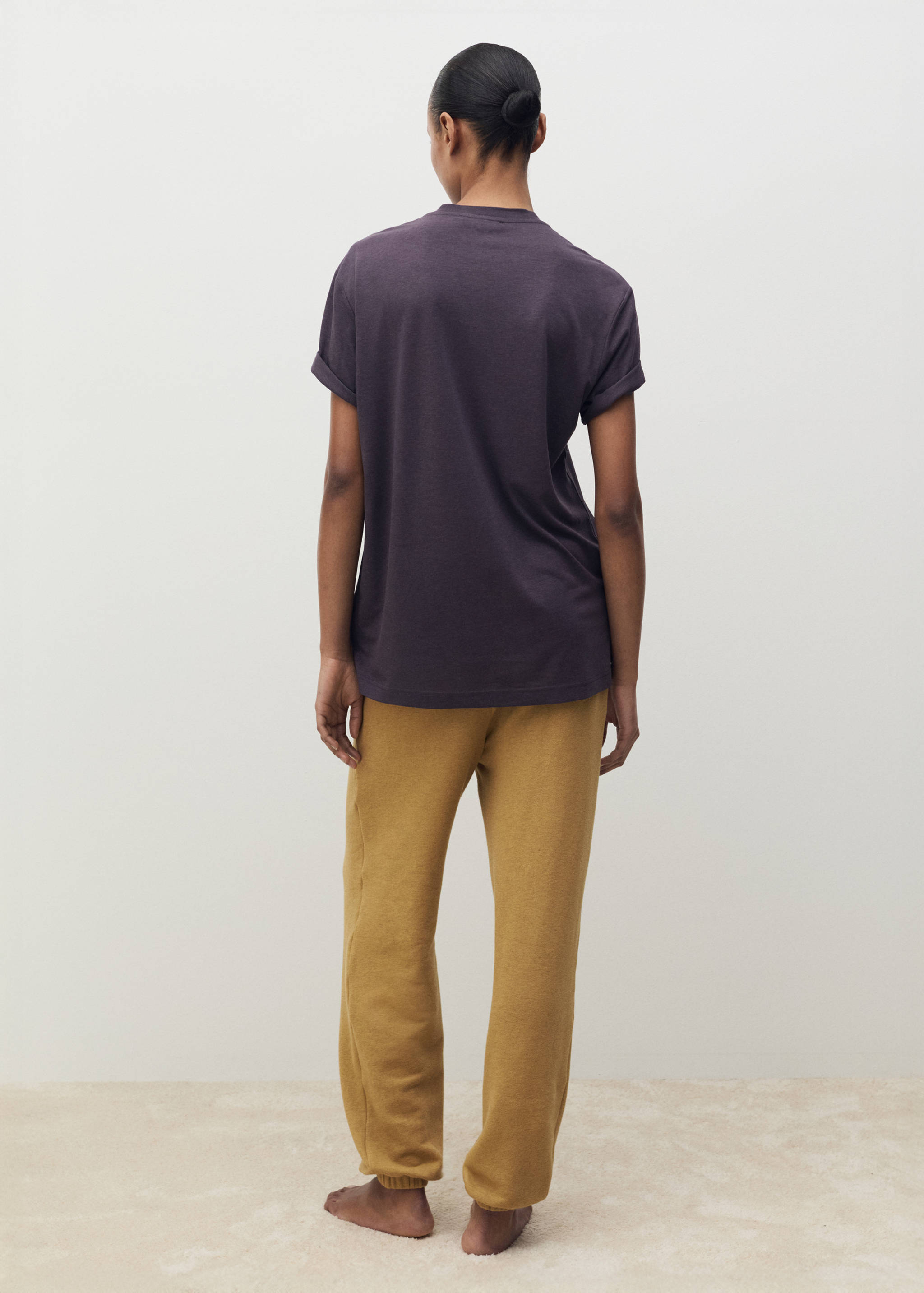 Kurzärmliges T-Shirt aus Lyocell - Rückseite des Artikels