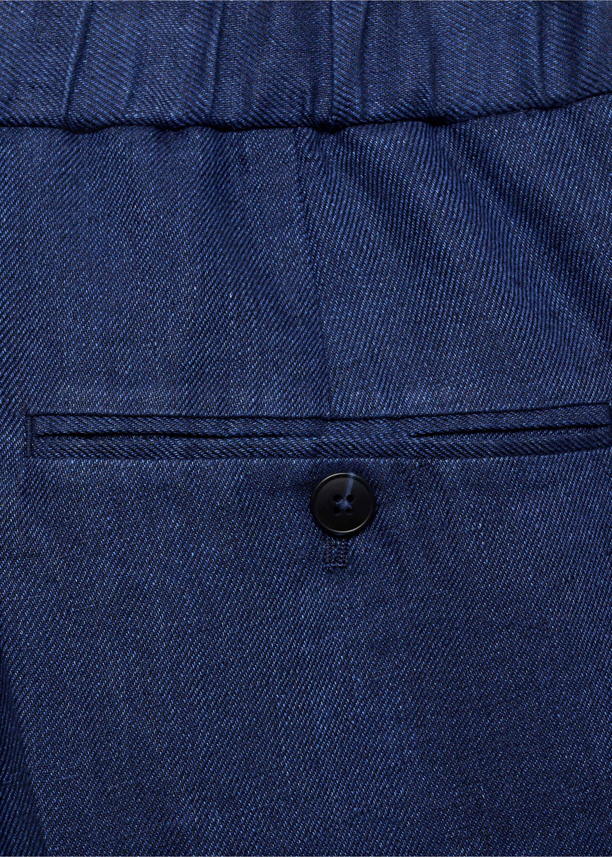 Pantalon costume Salerno 100 % lin slim fit - Détail de l'article 0, Bleu indigo. Ref: 87087886-00.