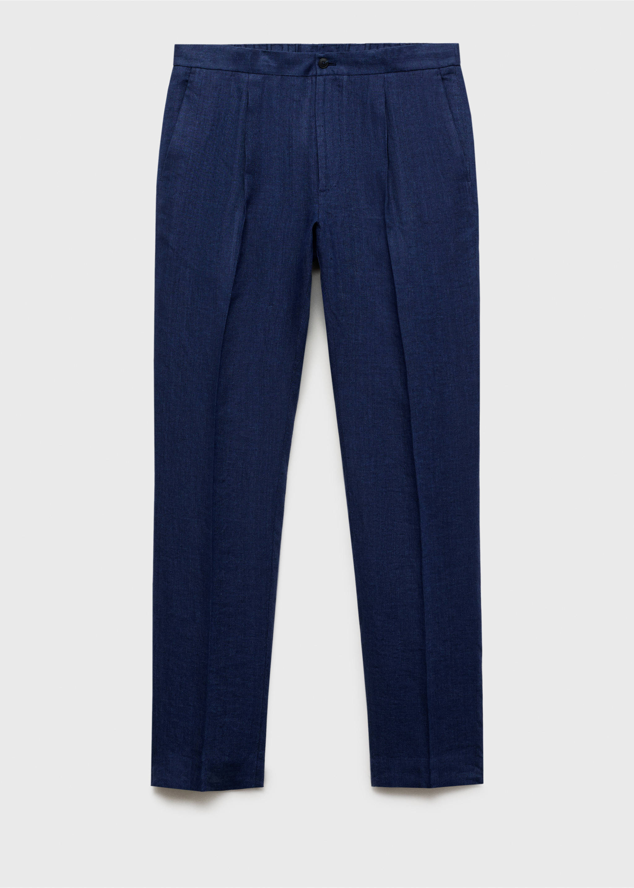 Pantalon costume Salerno 100 % lin slim fit - Article sans modèle, Bleu indigo. Ref: 87087886-00.