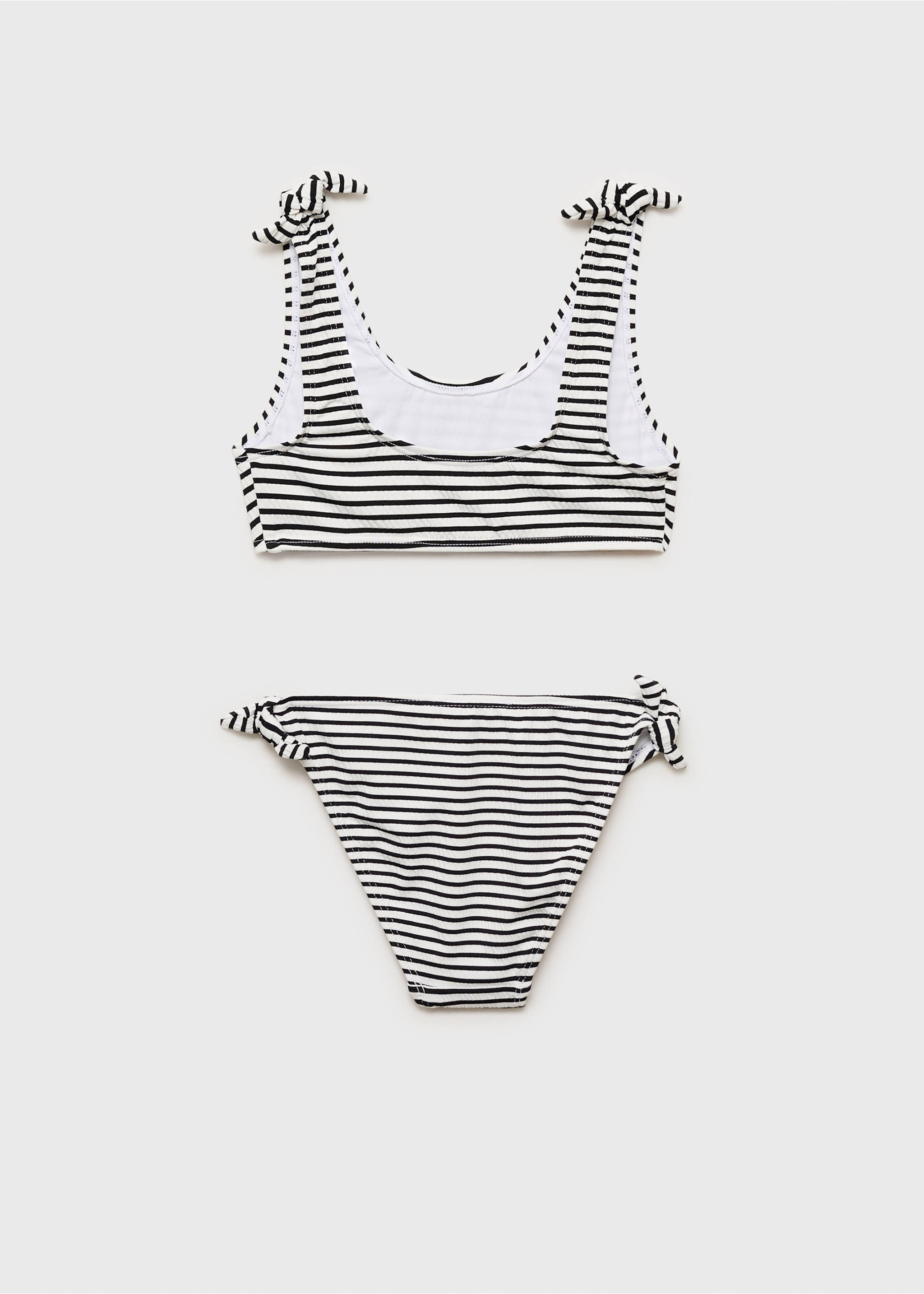Striped bikini - Reverse of the article, Black. Ref: 87087888-00.