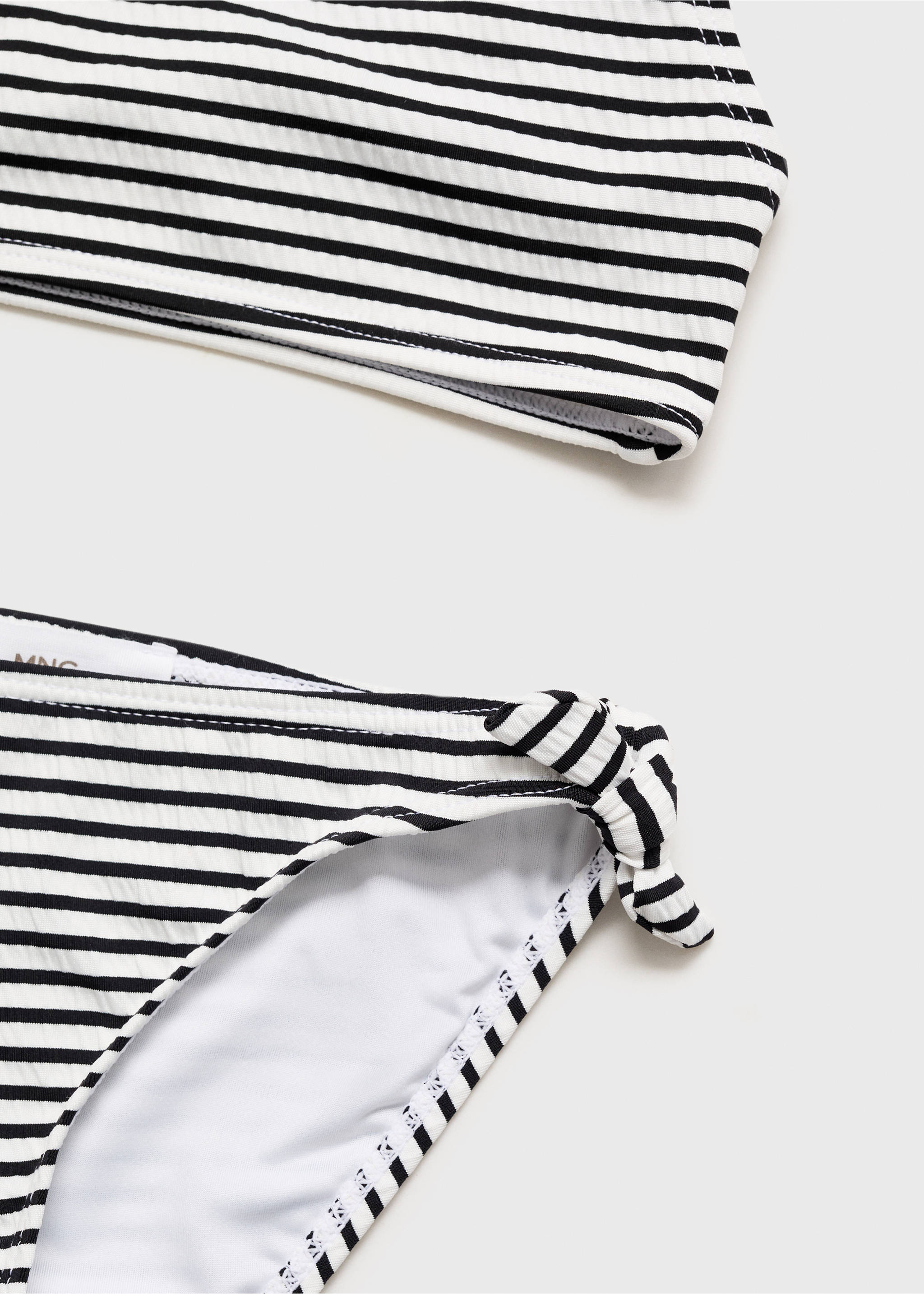 Striped bikini - Details of the article 0, Black. Ref: 87087888-00.