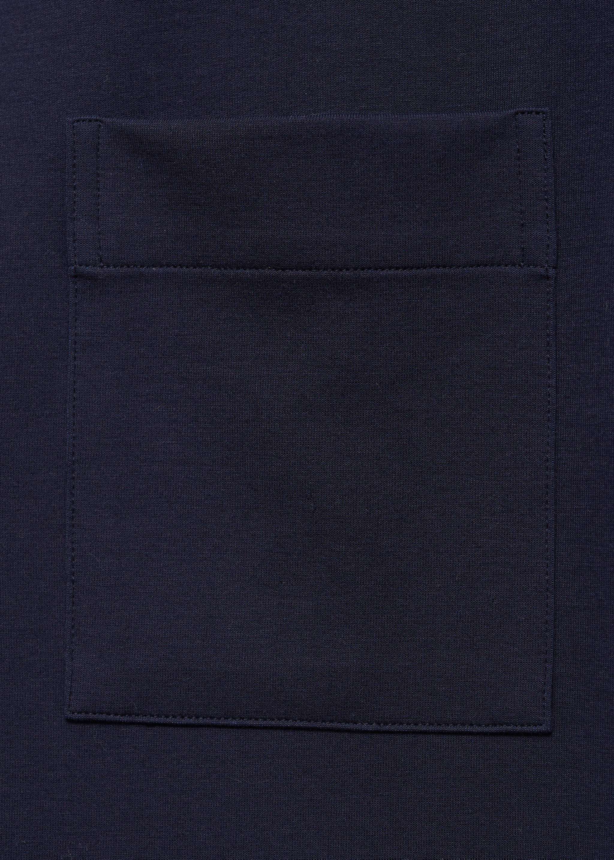 Chest-pocket cotton shirt - Details of the article 0