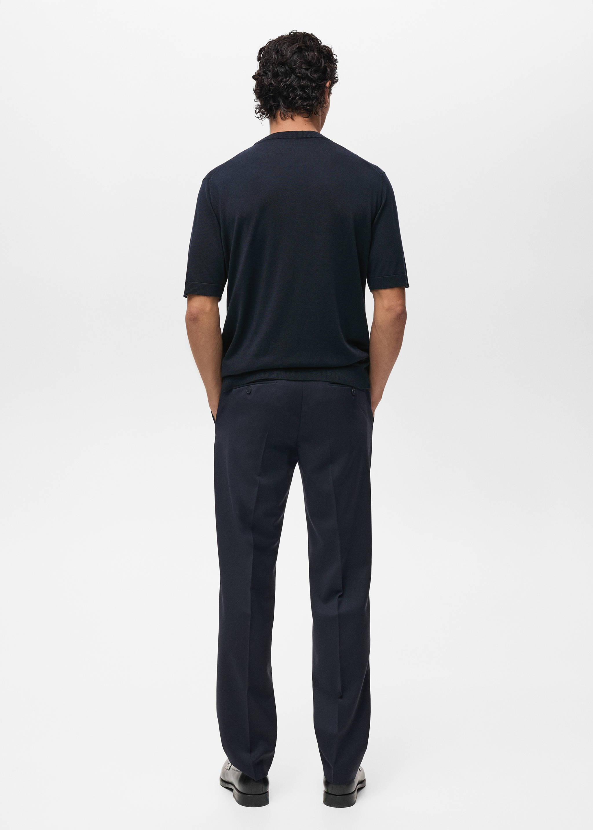 Feinstrick-T-Shirt aus Lyocell - Rückseite des Artikels