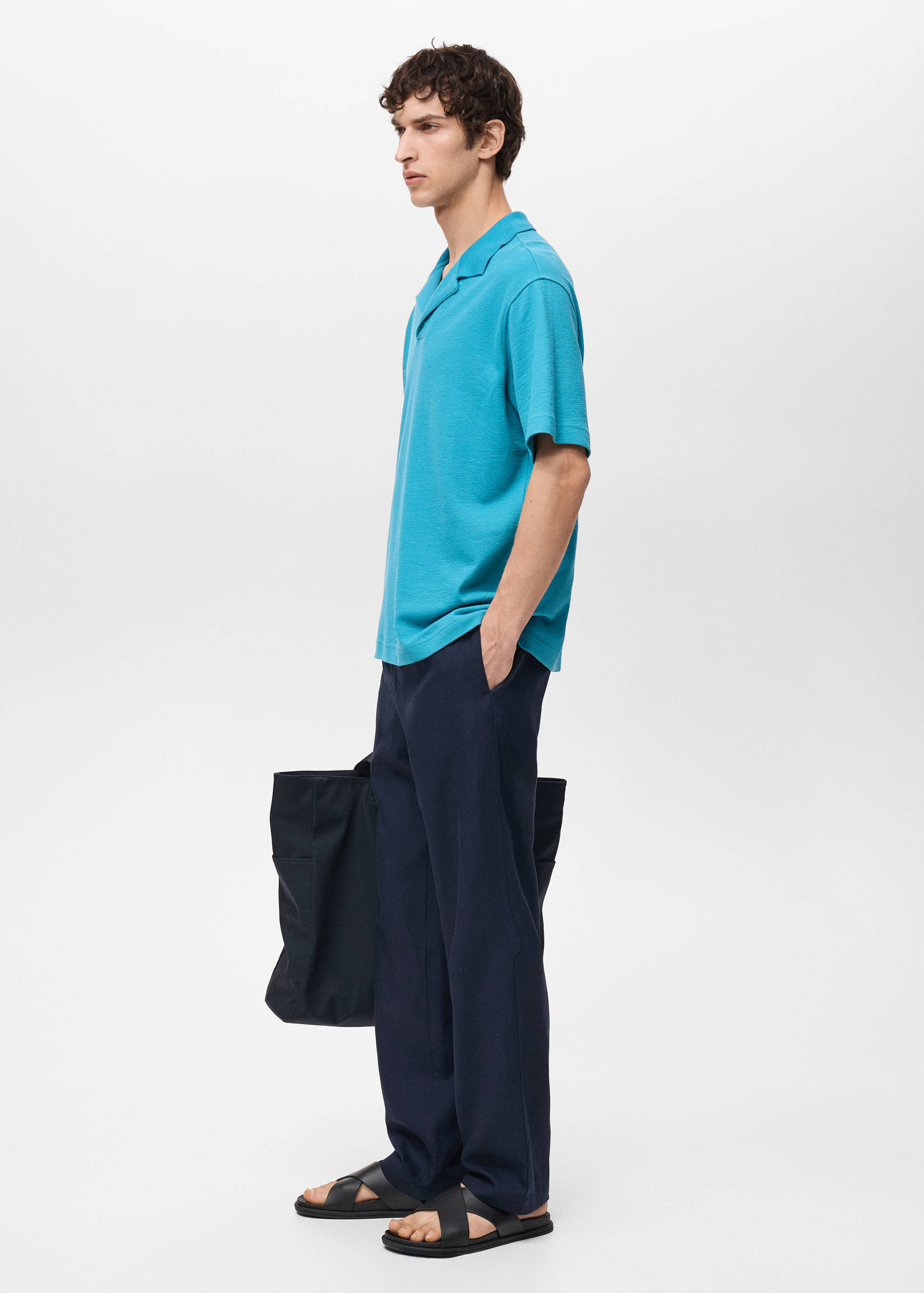 Polo cotó relaxed fit textura - Detall de l'article 2