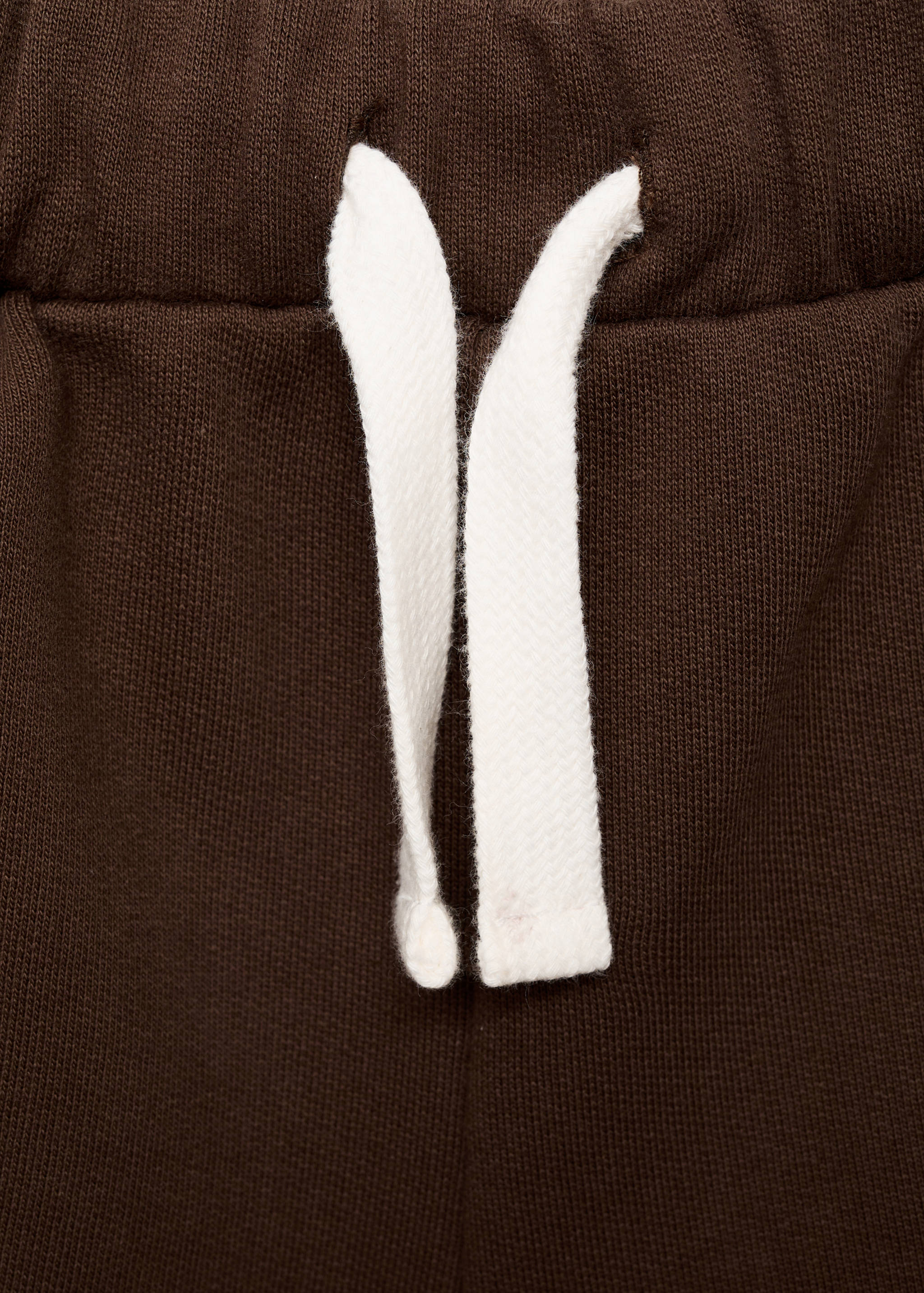 Cotton shorts with printed message - Details of the article 8