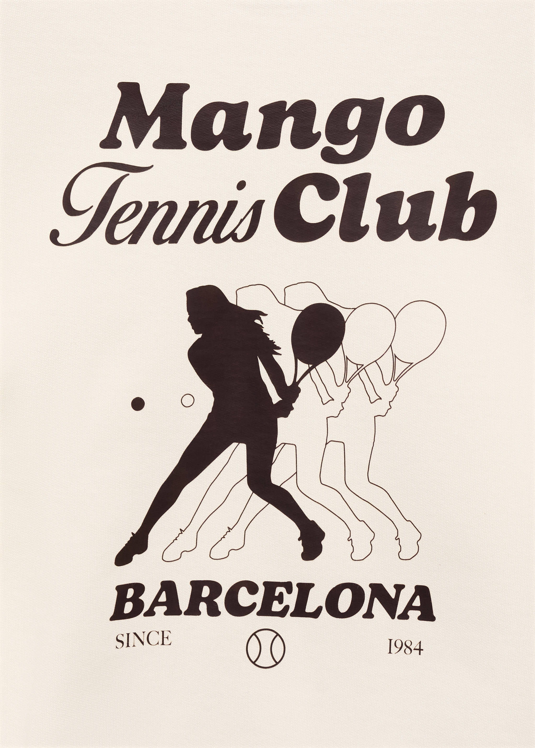 Baumwoll-Sweatshirt mit aufgedrucktem Schriftzug - Detail des Artikels 0