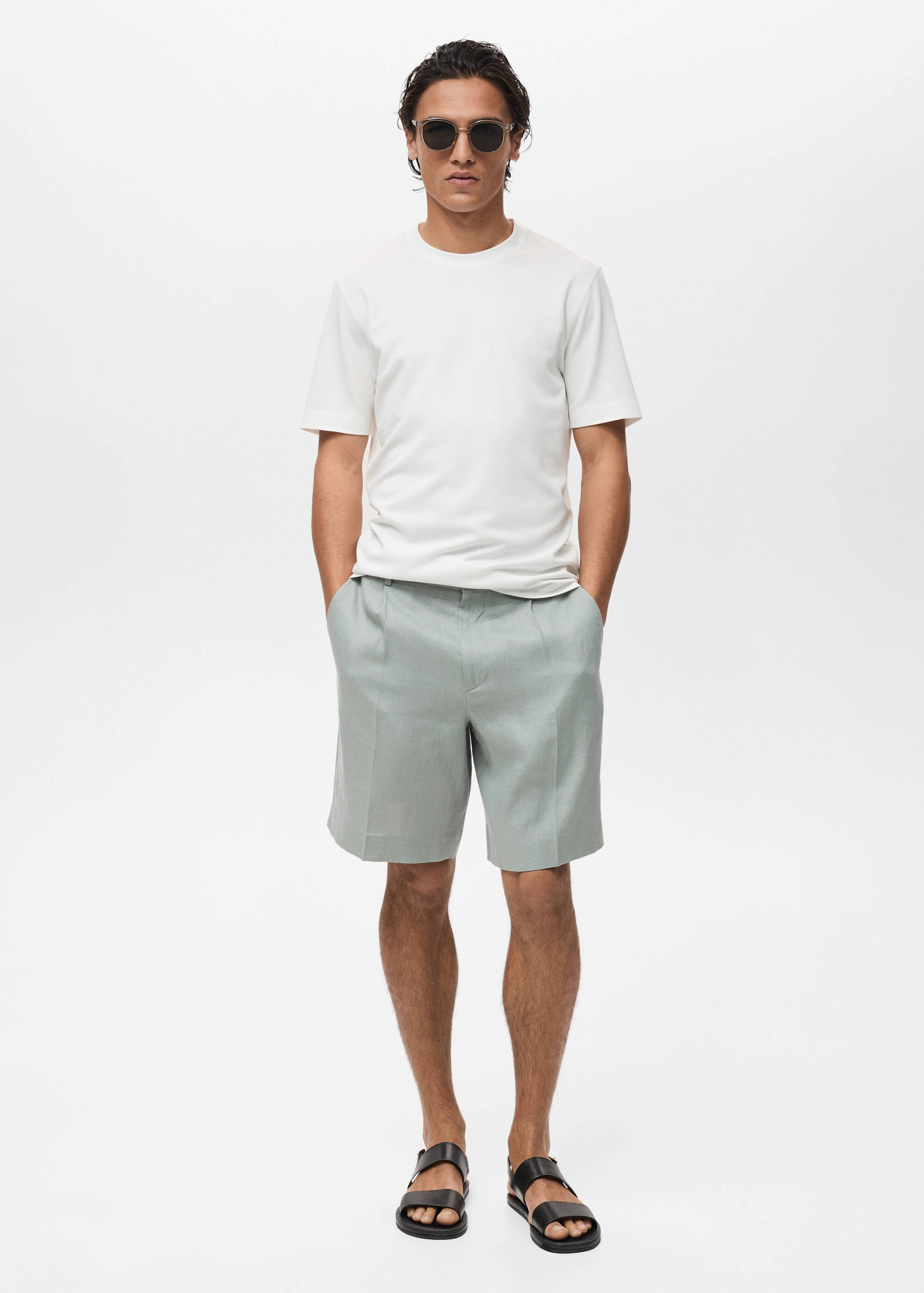 Short-sleeved lyocell t-shirt - General plane