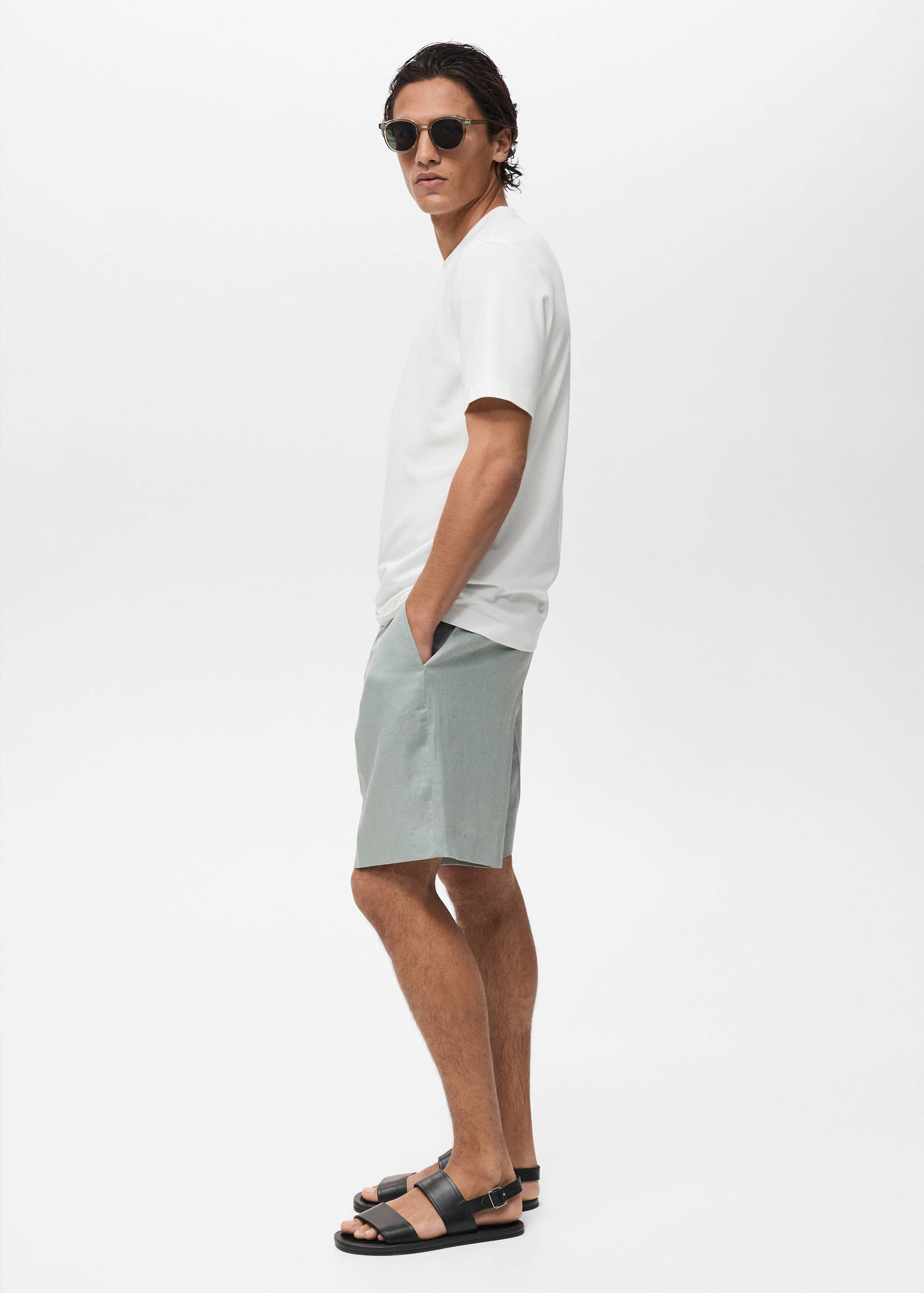 Short-sleeved lyocell t-shirt - Details of the article 2