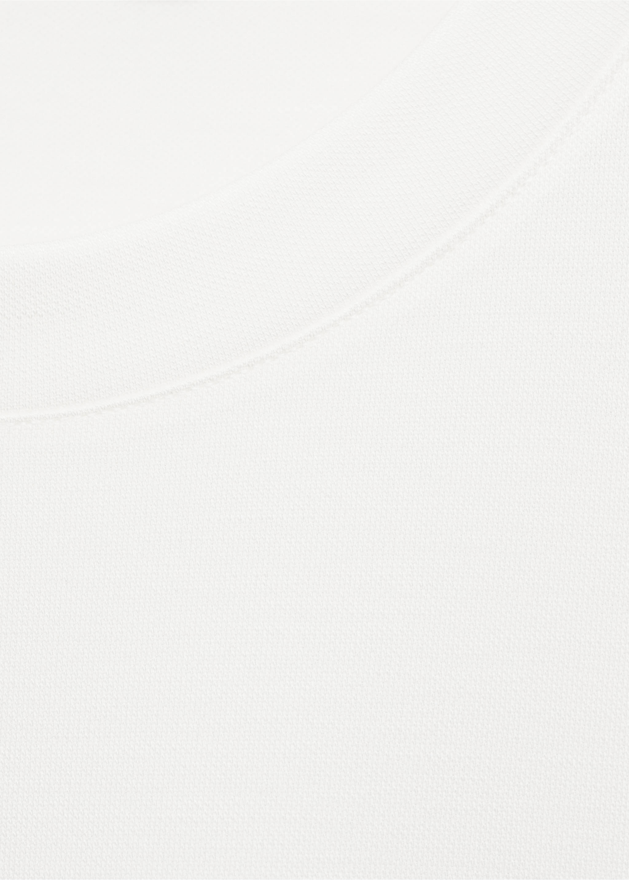 Rövid ujjú lyocell póló - A termék adatai 8, Fehér. Ref: 87087907-00.