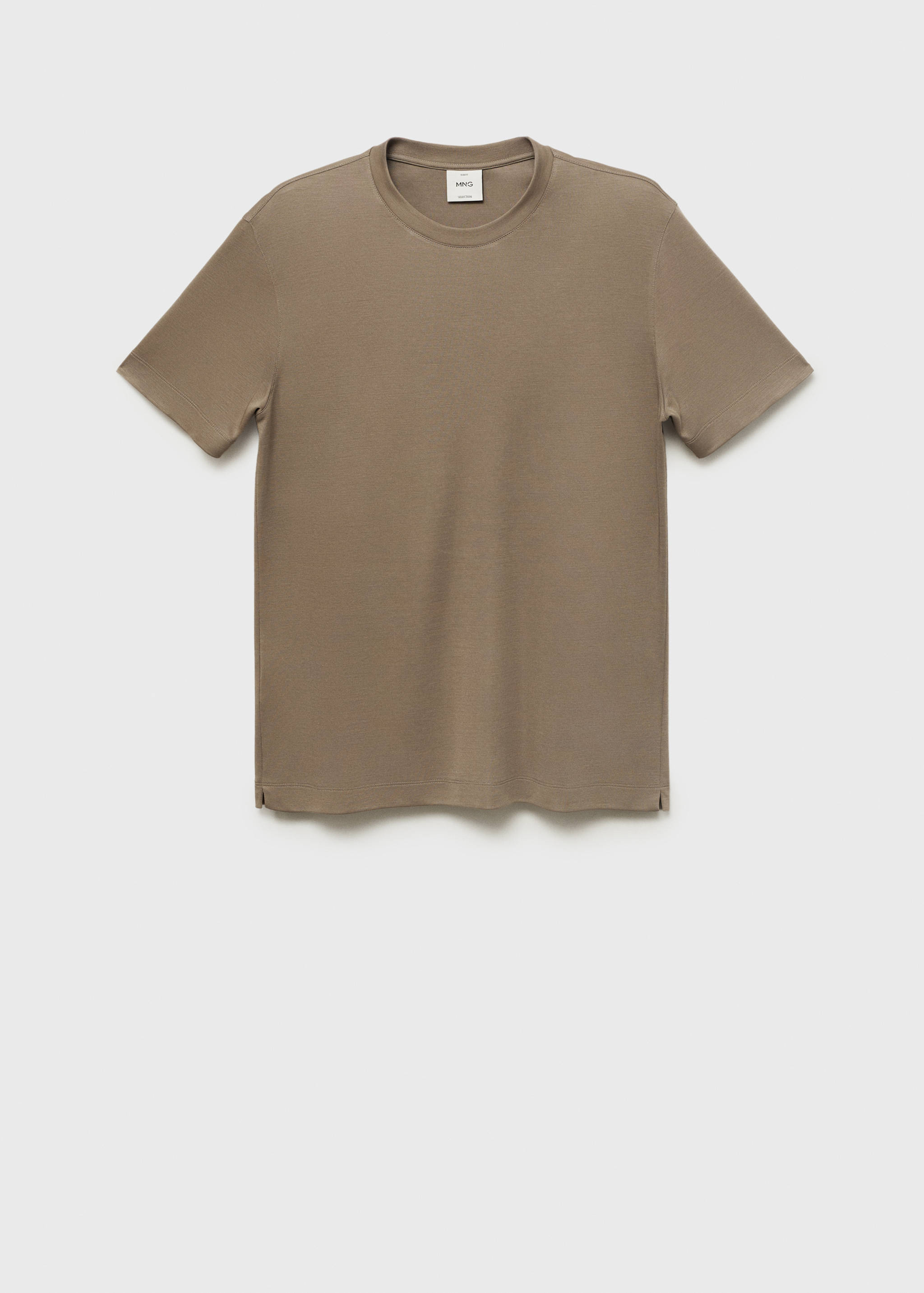 Short-sleeved lyocell t-shirt - Article without model