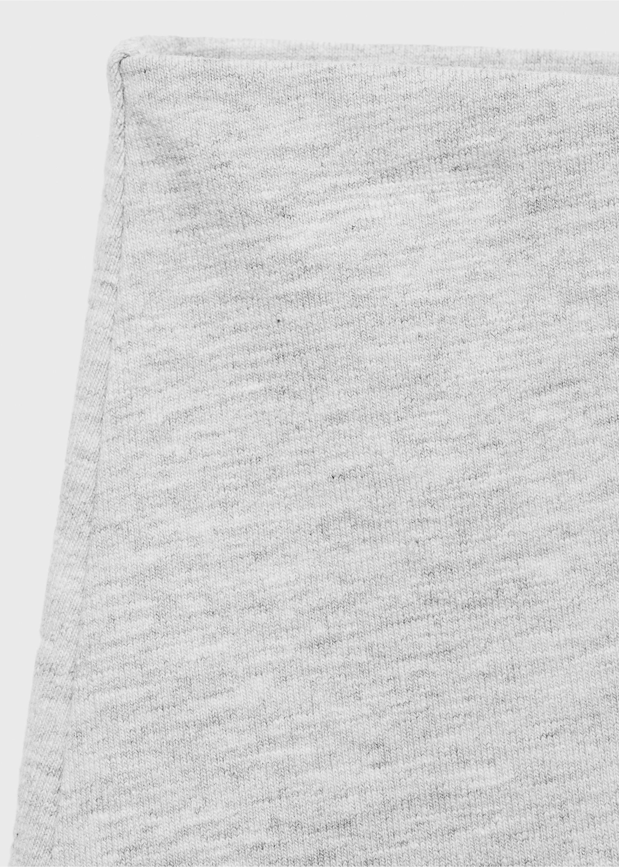 Knitted skirt and trousers - Details of the article 0, Light Heather Grey. Ref: 87088261-00.