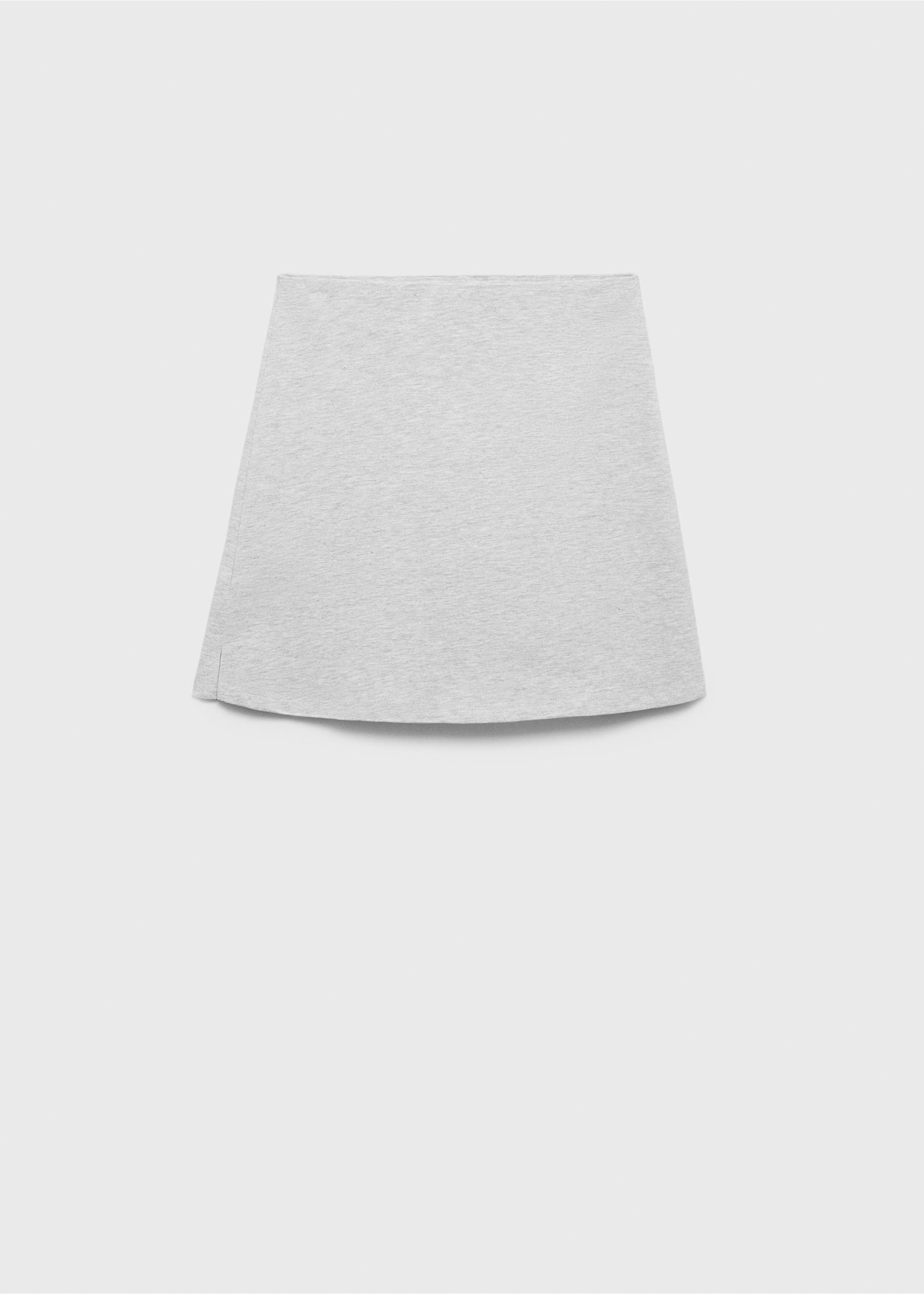 Knitted skirt and trousers - Article without model, Light Heather Grey. Ref: 87088261-00.