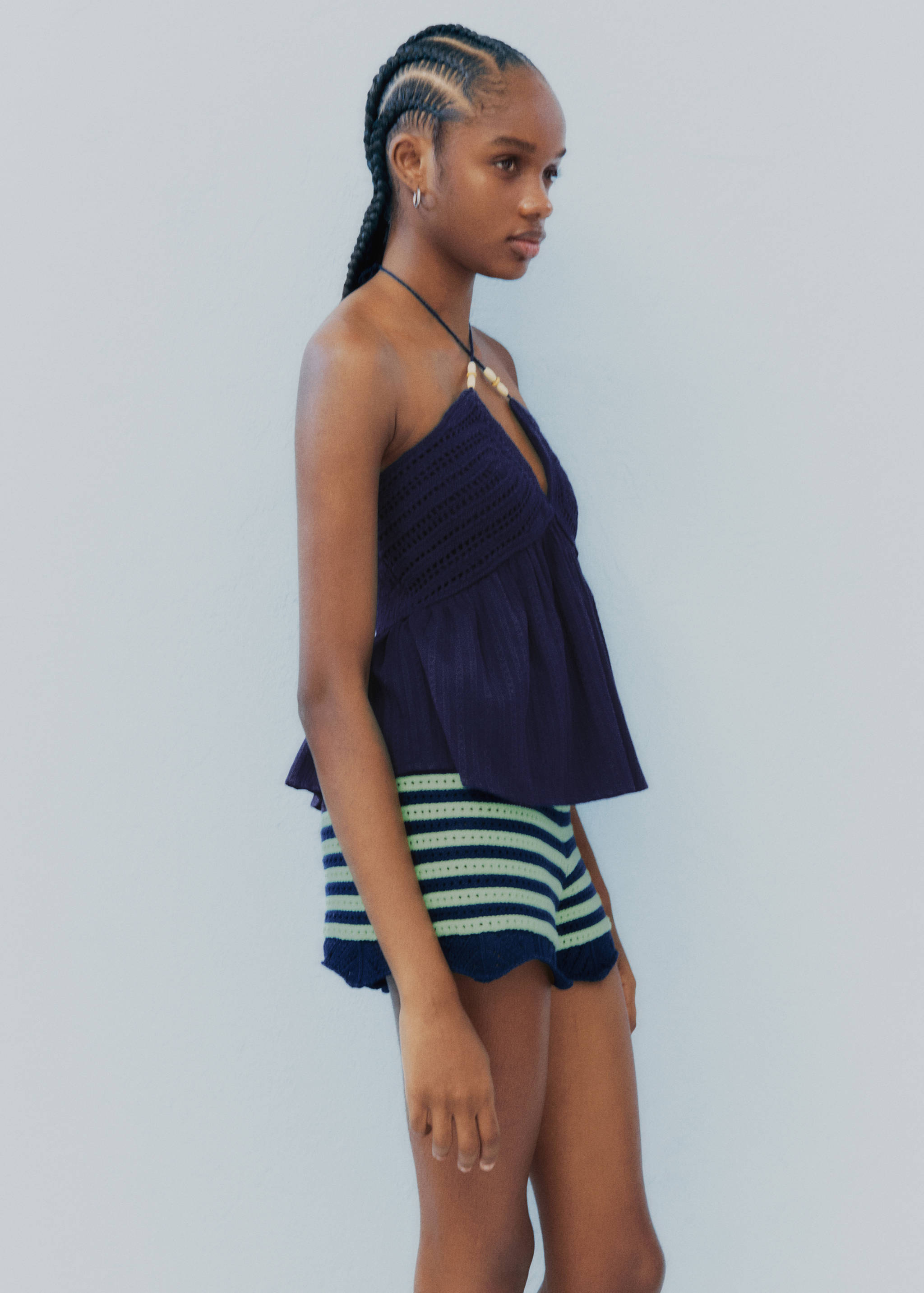 Shorts crochet contraste - Detalle del artículo 5