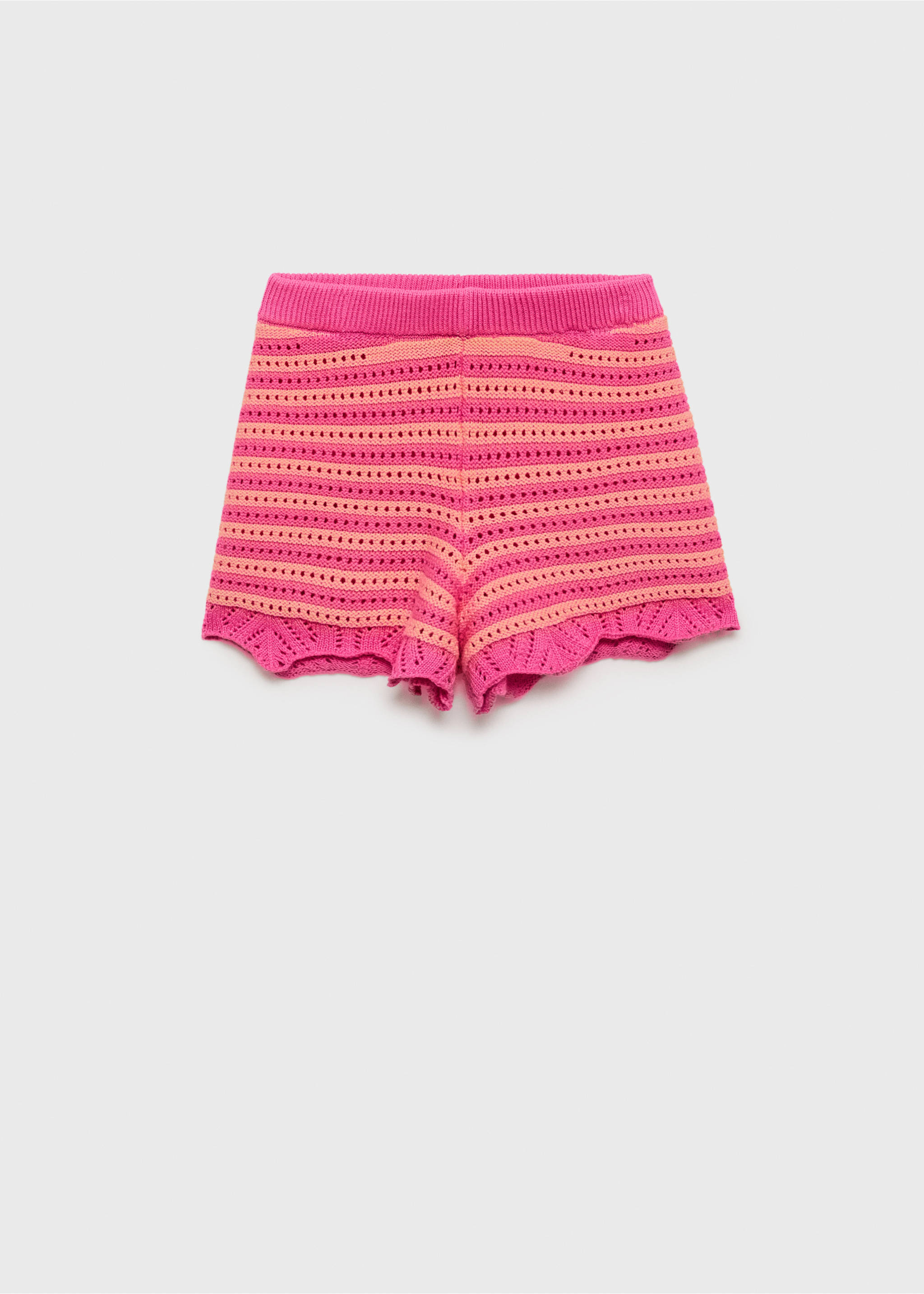 Shorts crochet contraste - Artículo sin modelo, Rosa. Ref: 87088262-00.