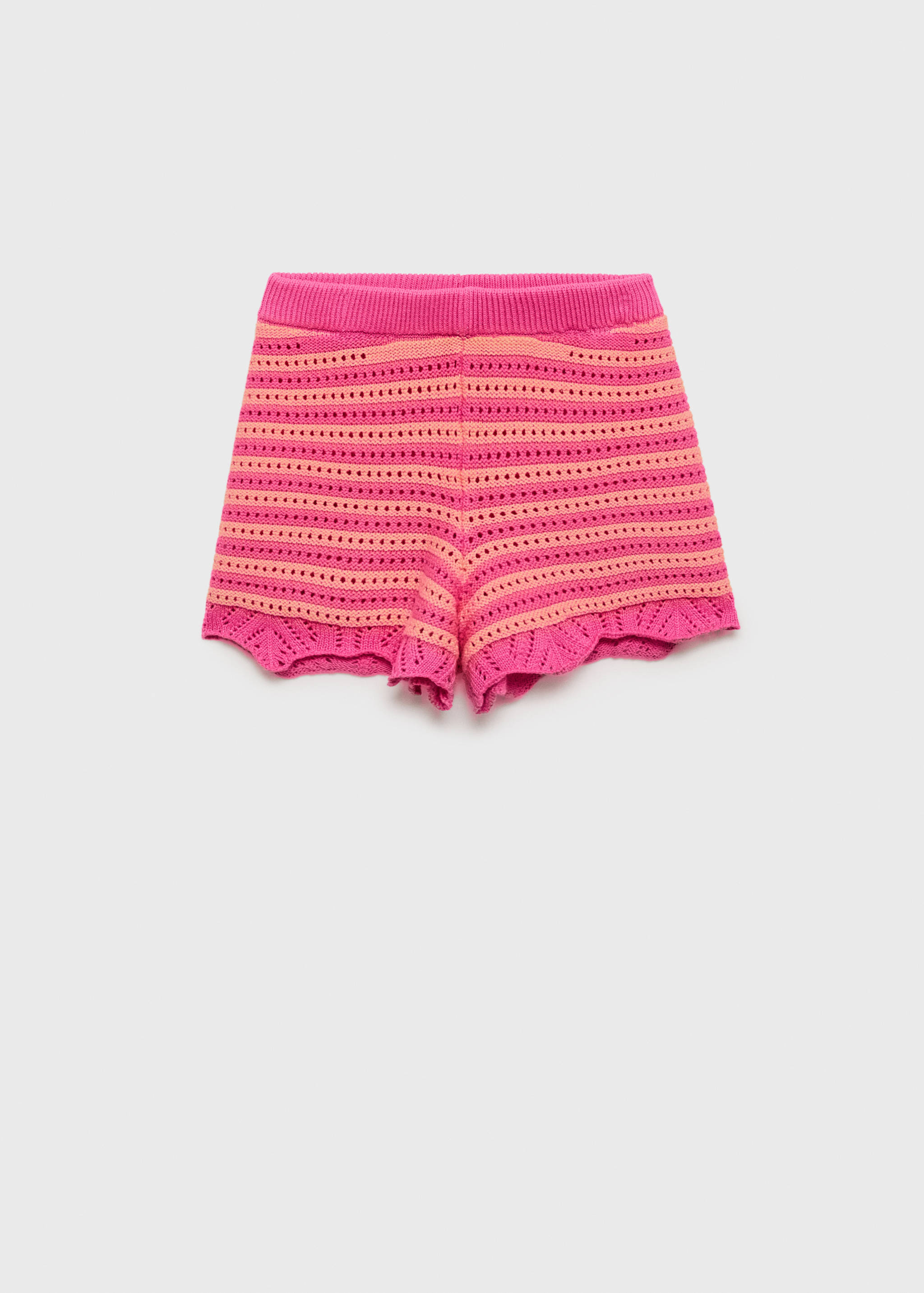 Shorts crochet contraste - Artículo sin modelo