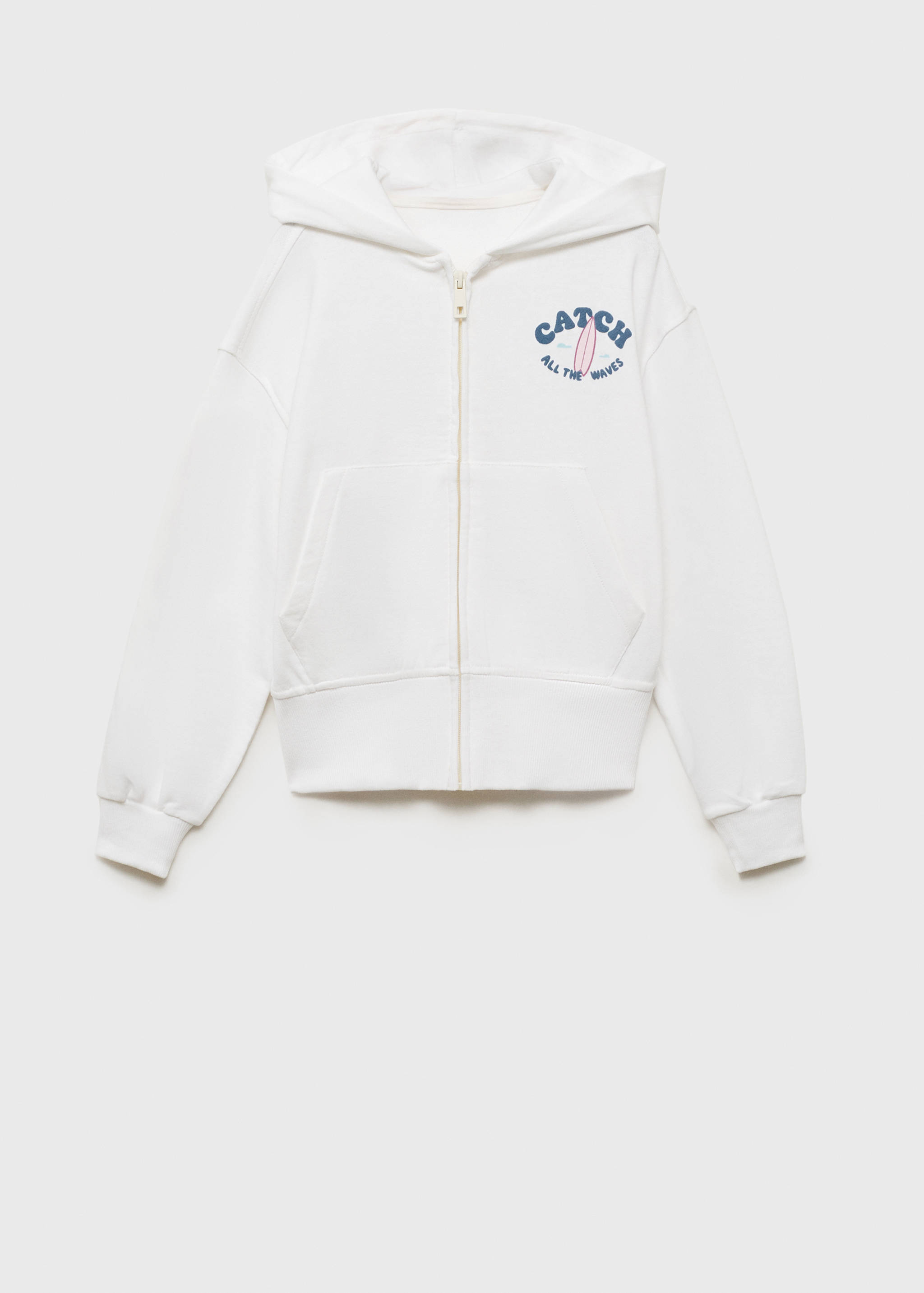 Kapuzen-Sweatshirt mit aufgedrucktem Schriftzug - Artikel ohne Model