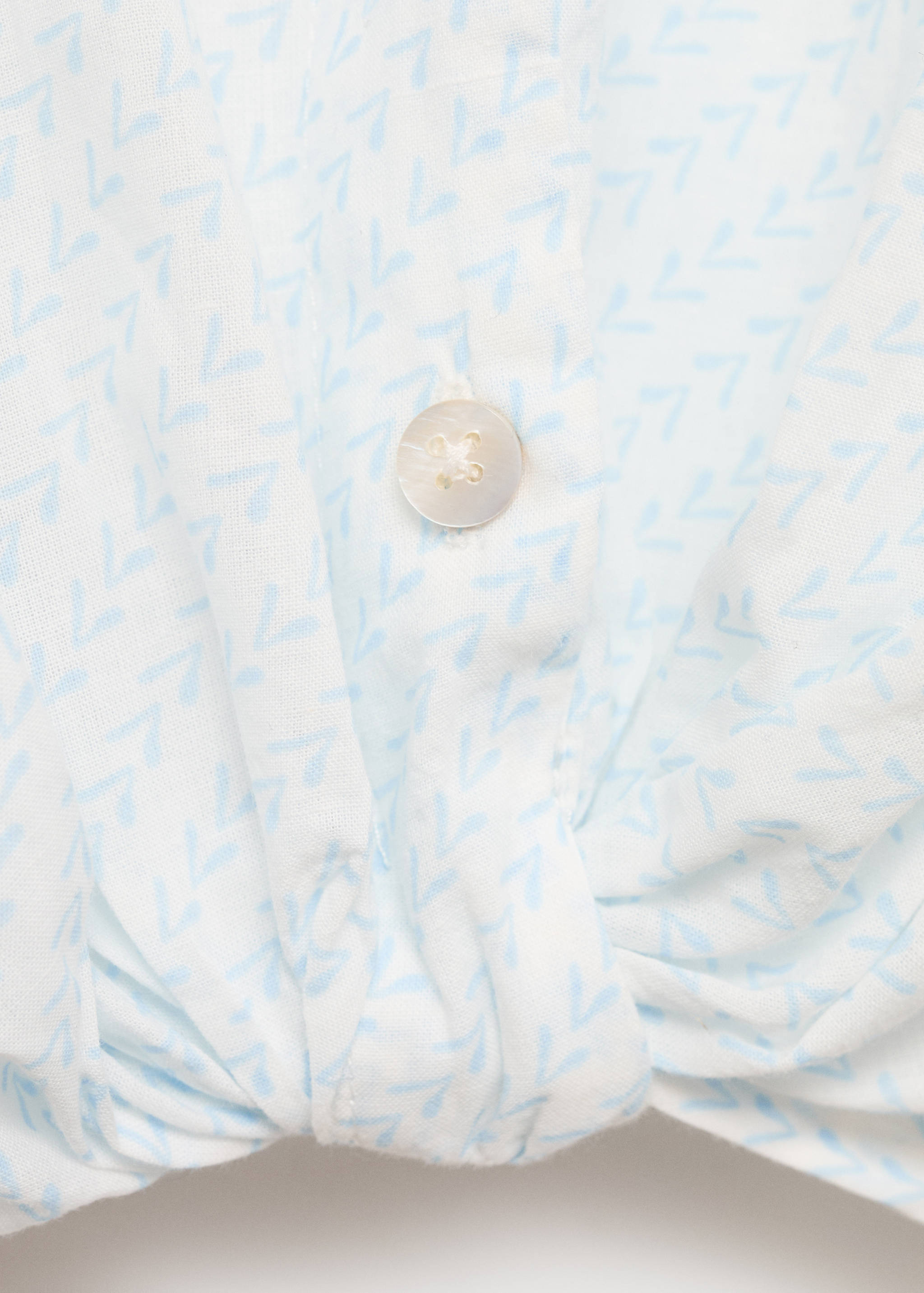 Crop blouse met knoop - Detail van het artikel 0
