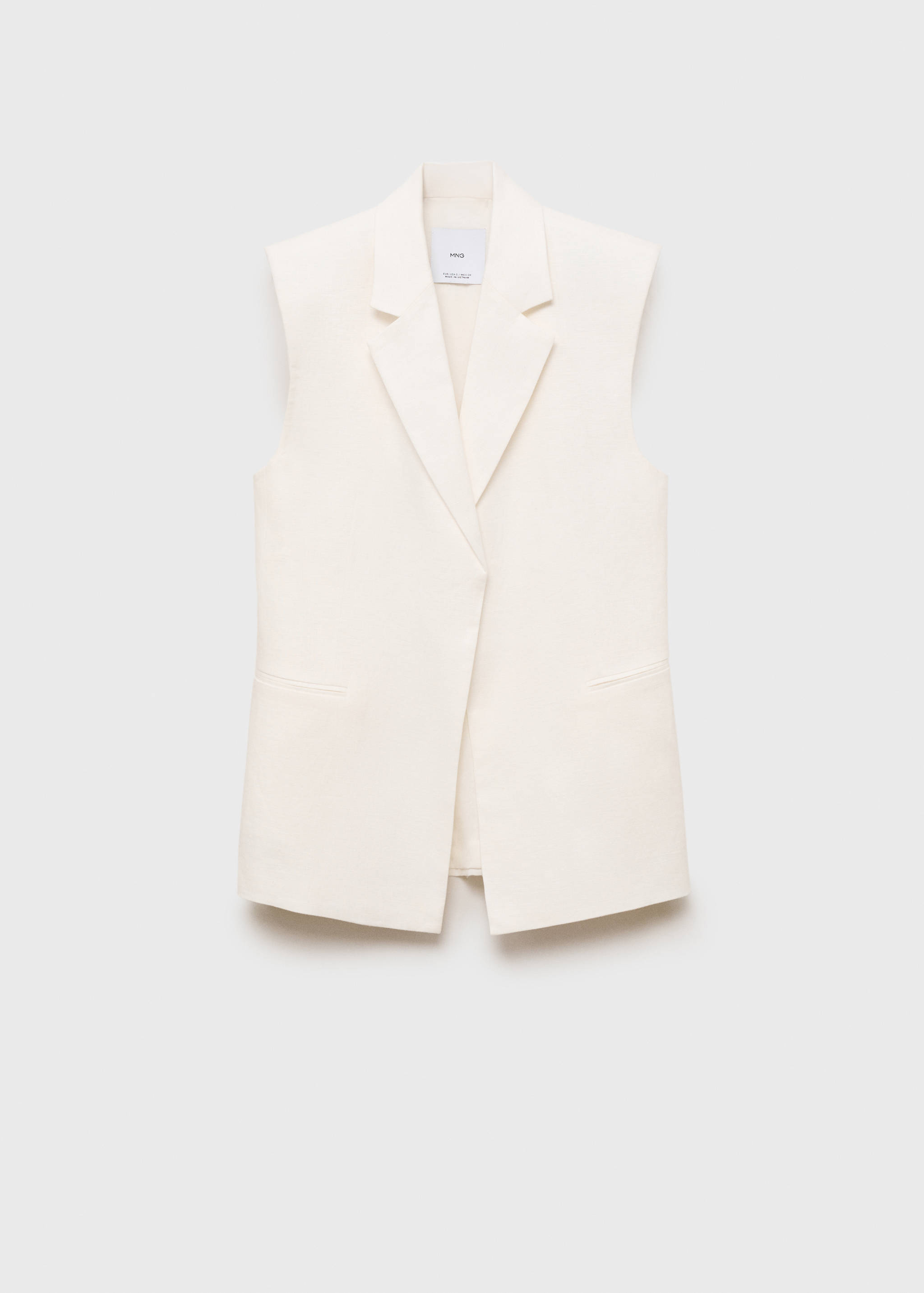 Linen suit waistcoat - Article without model