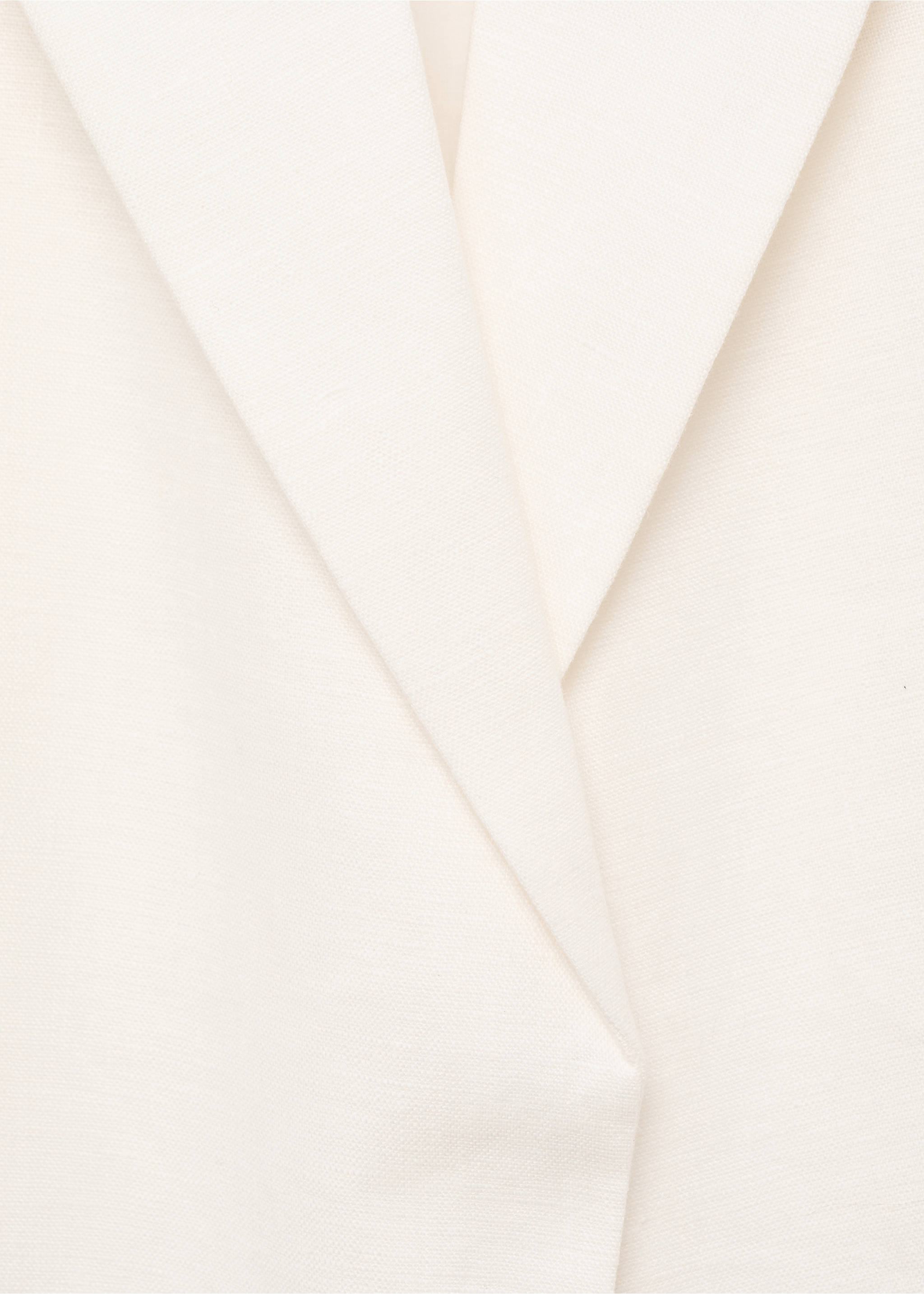 Chaleco traje lino - Detalle del artículo 0, Blanco roto. Ref: 87088639-00.