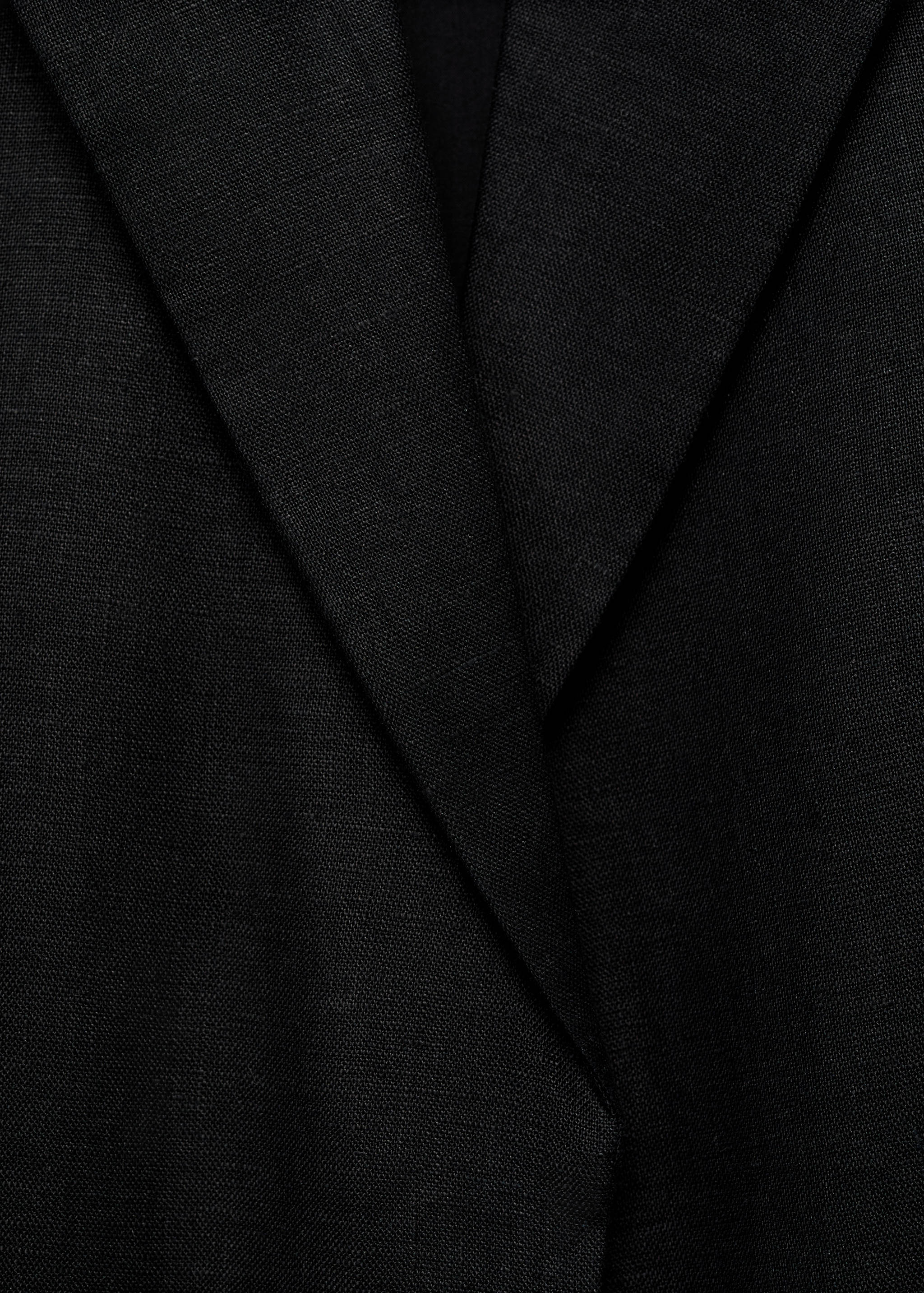 Linen suit waistcoat - Details of the article 0