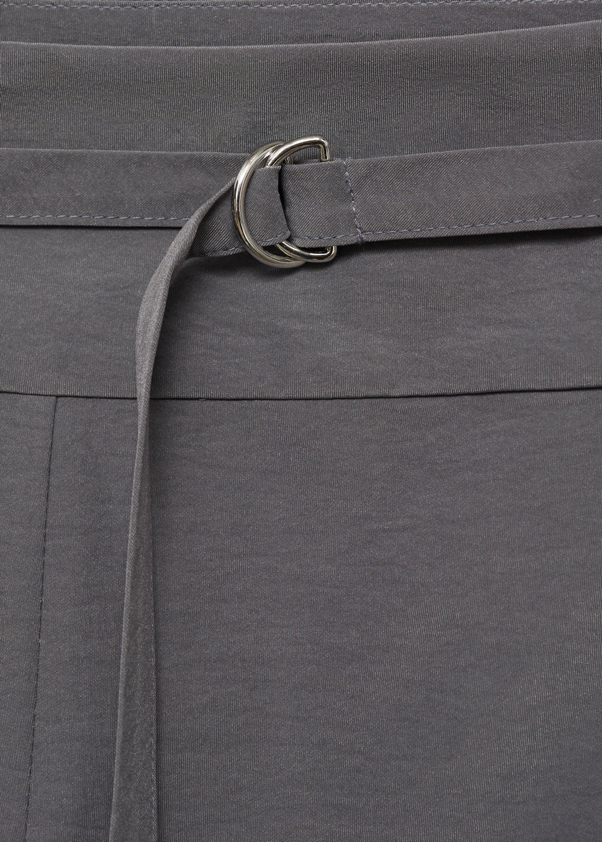 Pantalón recto cinturón fino - Detalle del artículo 8