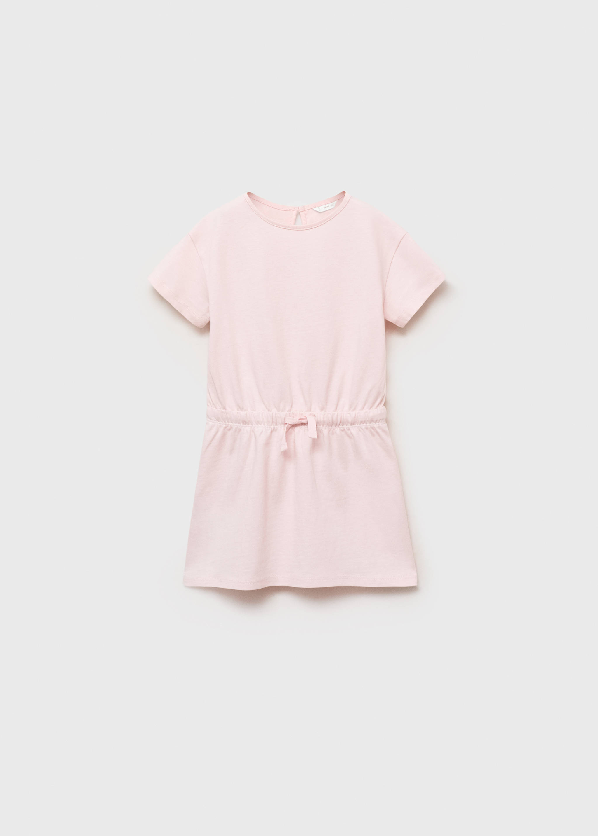 Adjustable drawstring cotton dress - Article without model