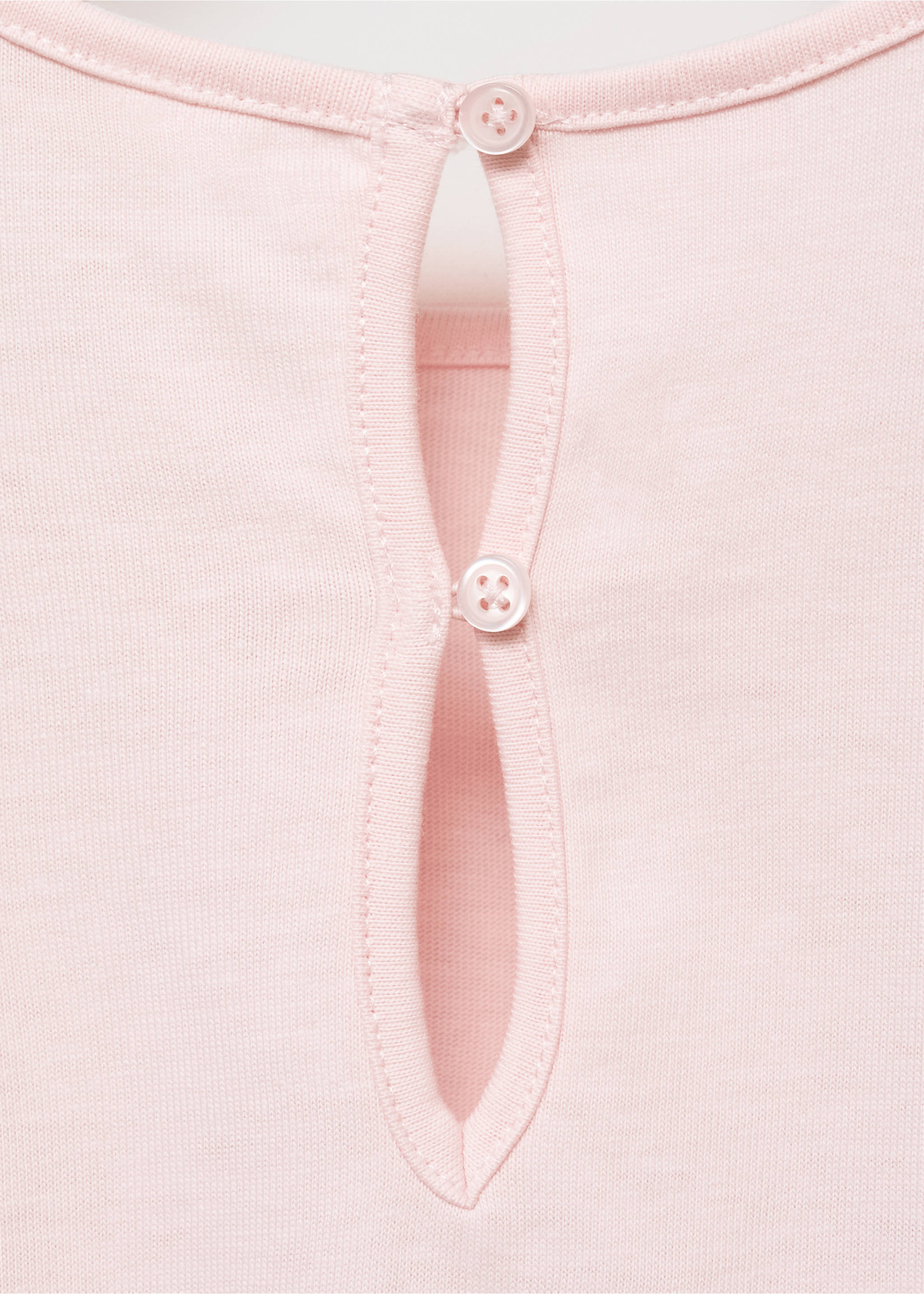 Adjustable drawstring cotton dress - Details of the article 0, Pink. Ref: 87088646-00.