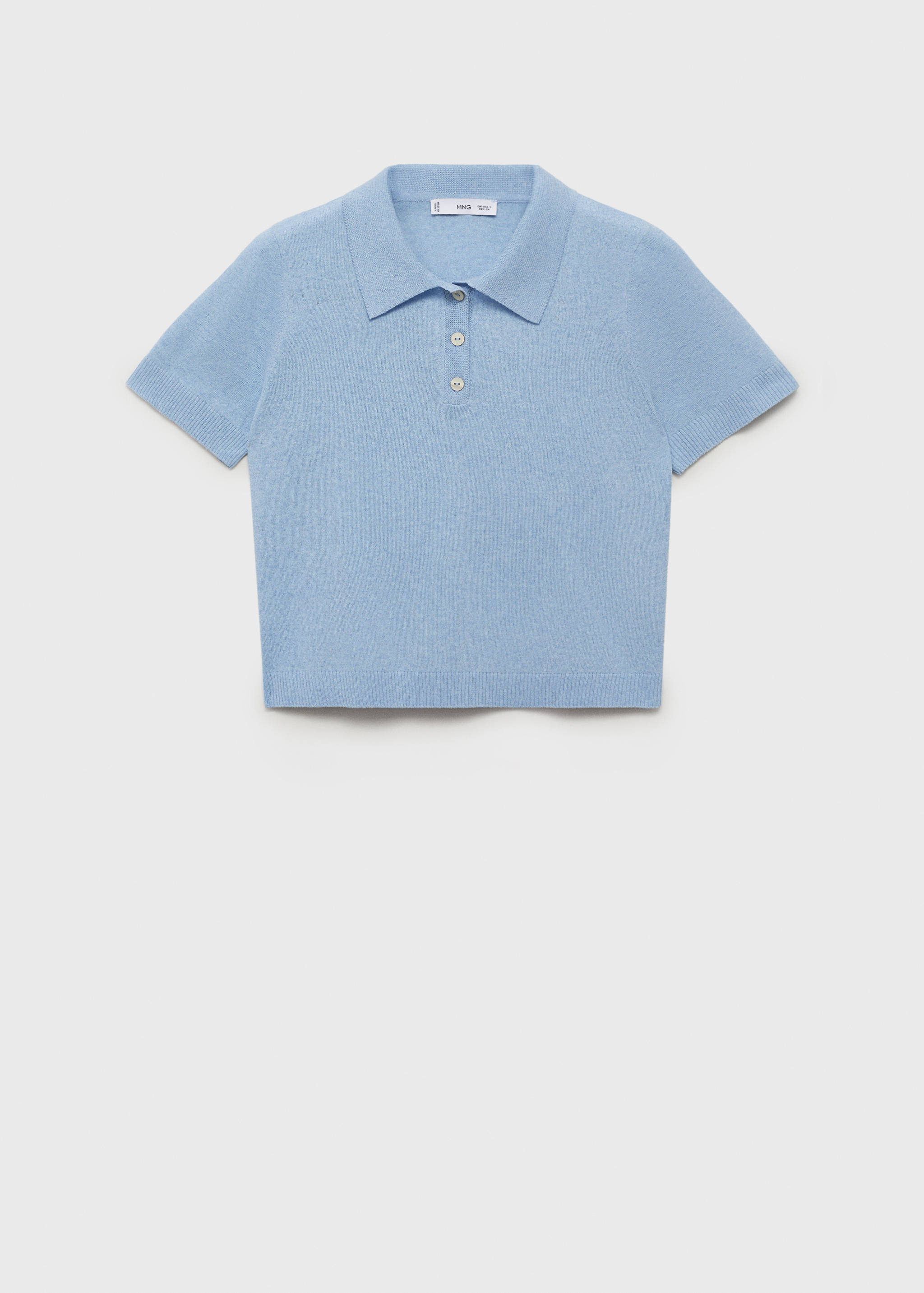 Strickpullover mit Poloshirt-Kragen - Artikel ohne Model