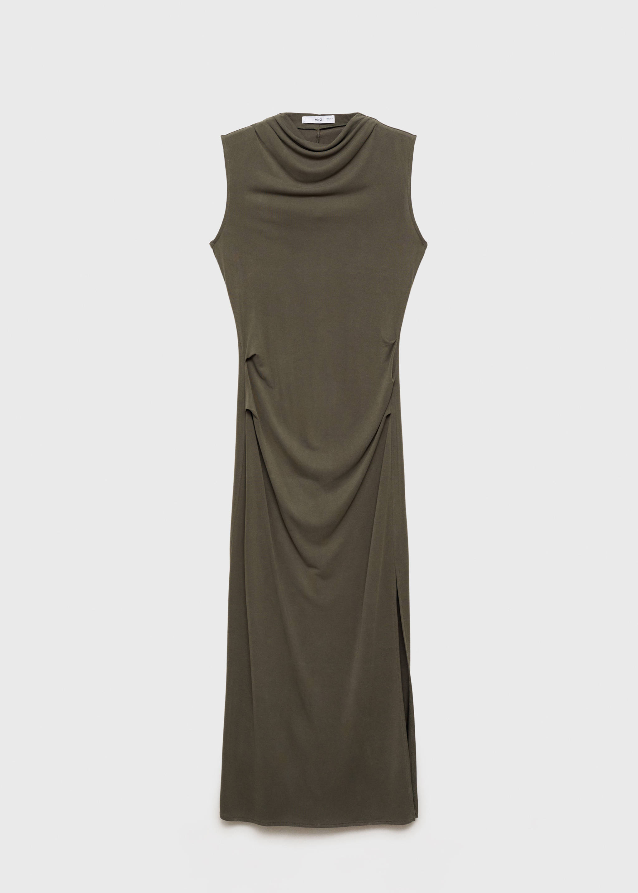 Vestido modal cuello drapeado - Artículo sin modelo