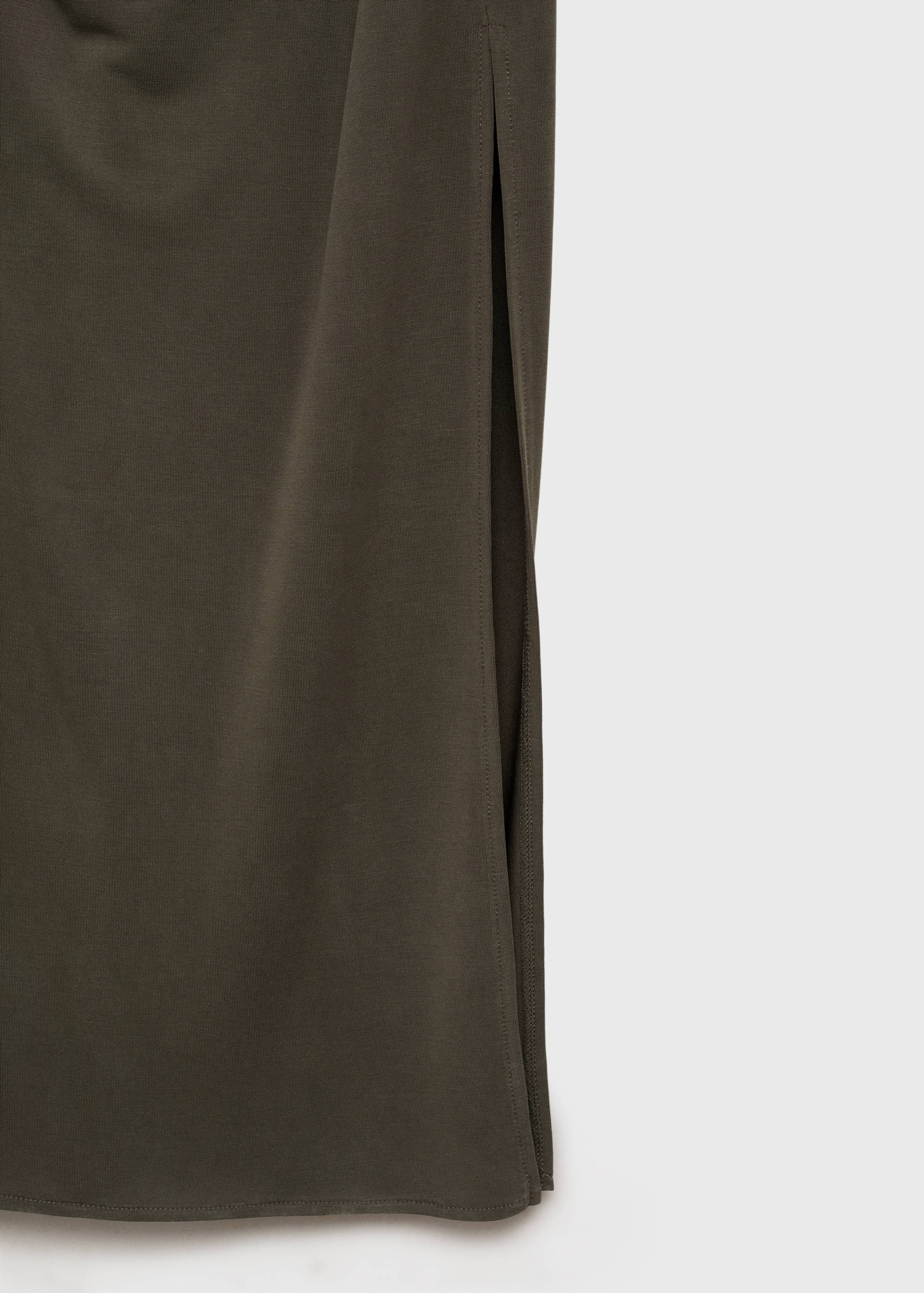 Vestido modal cuello drapeado - Detalle del artículo 0