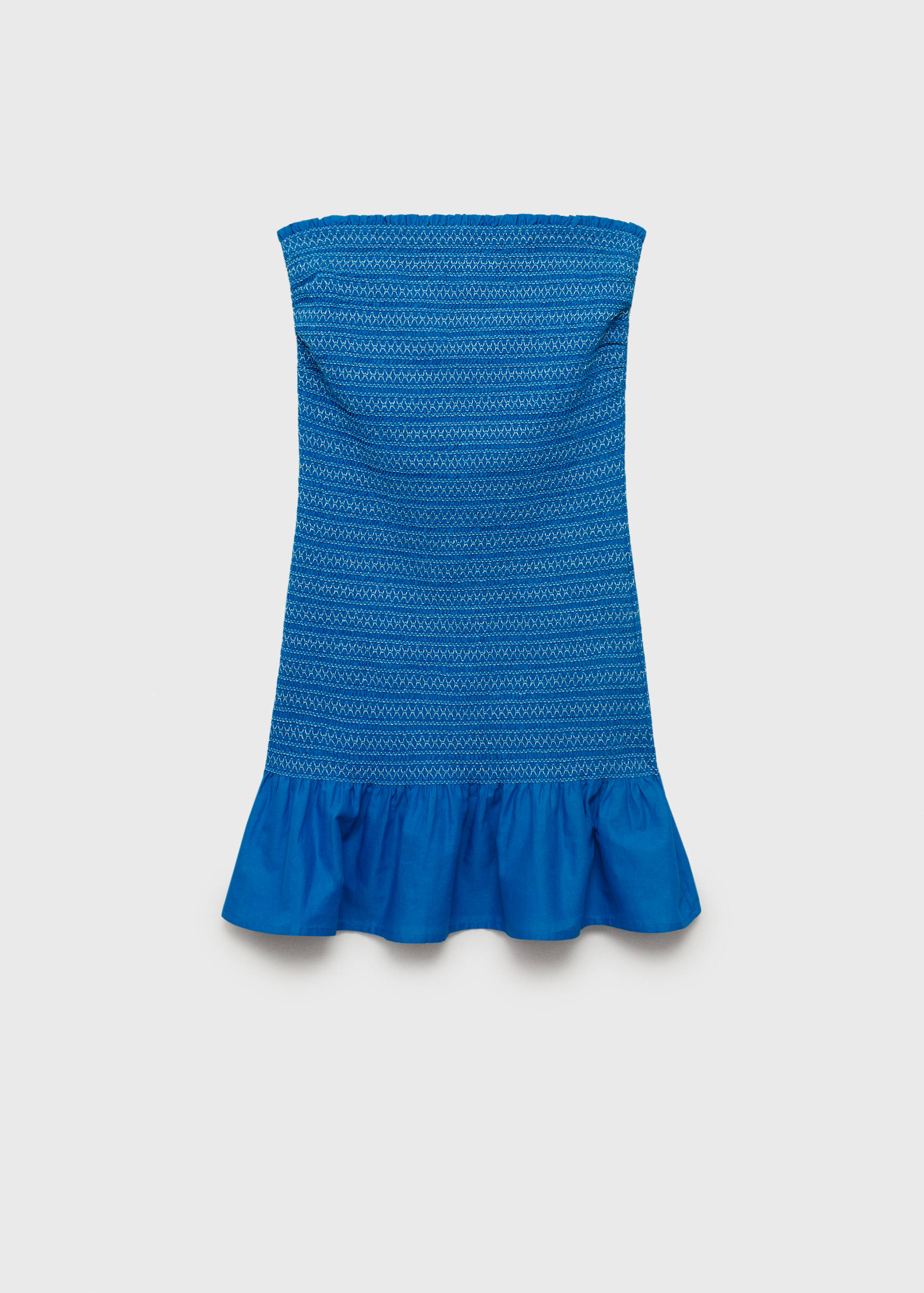 Vestido bordado com folho - Artigo sem modelo