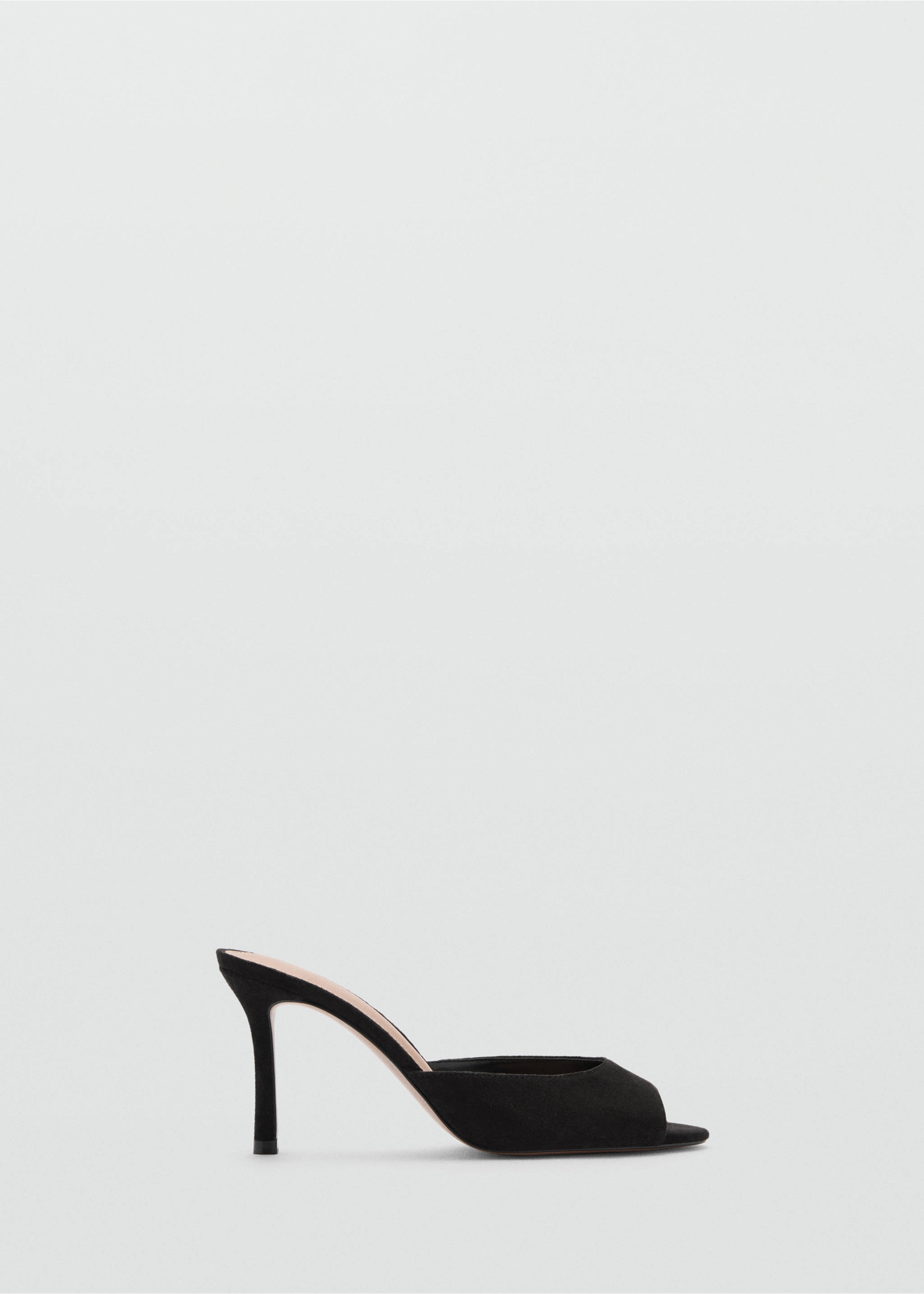 Offene Sandale mit Absatz - Artikel ohne Model, Schwarz. Ref: 87090336-00.