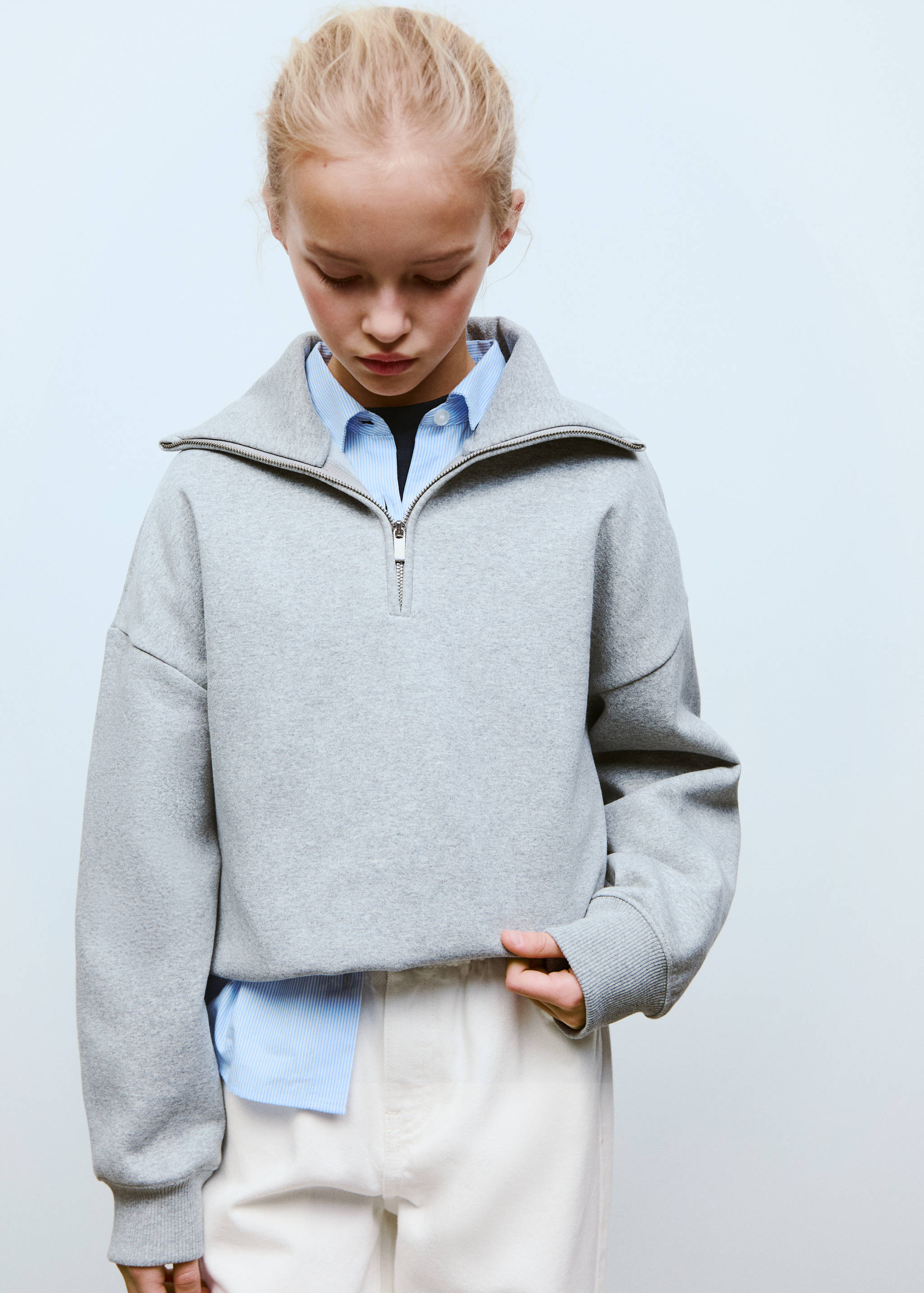 Džíny paperbag - Náhled ve středové rovině