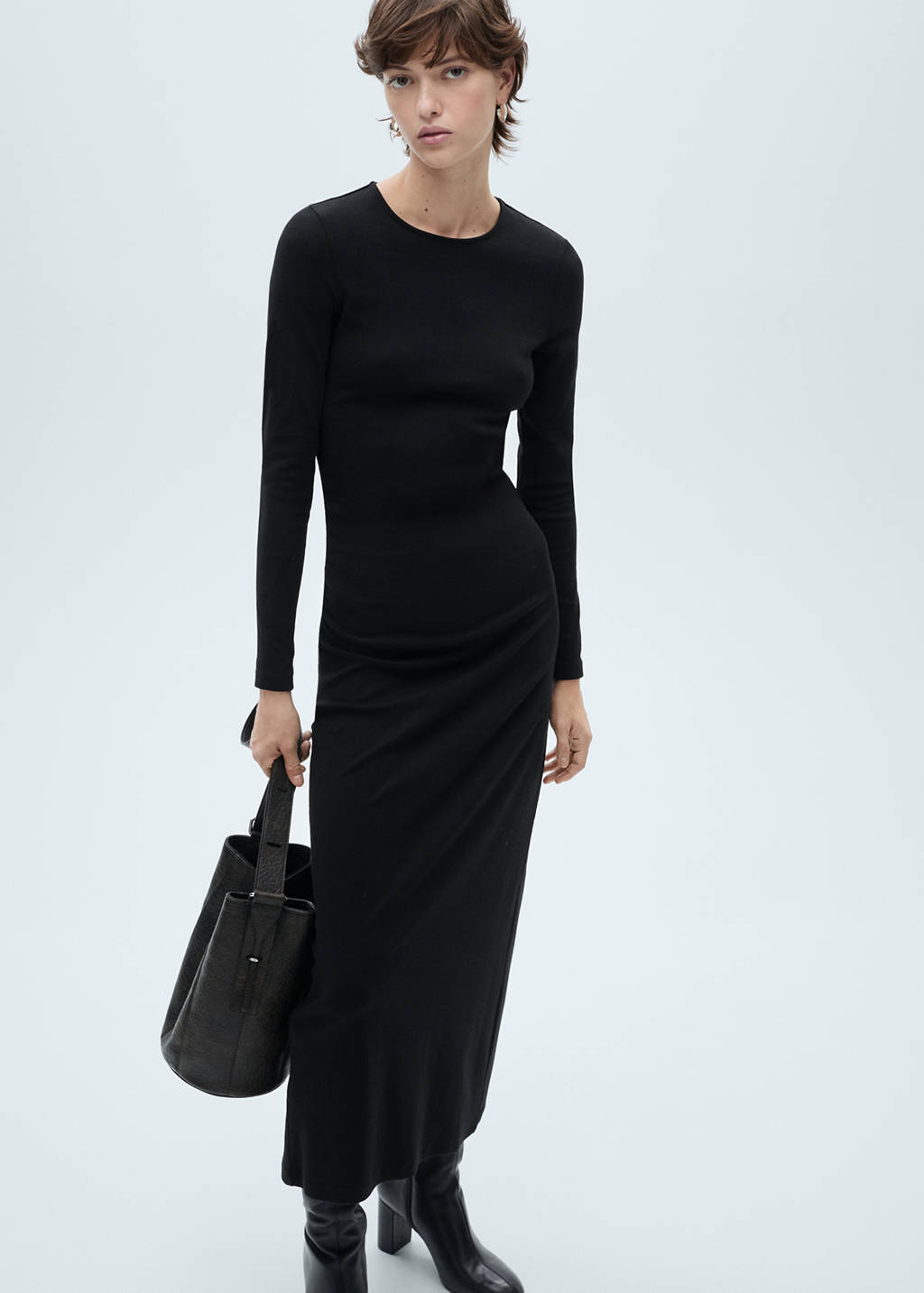 Knit midi dress - Women