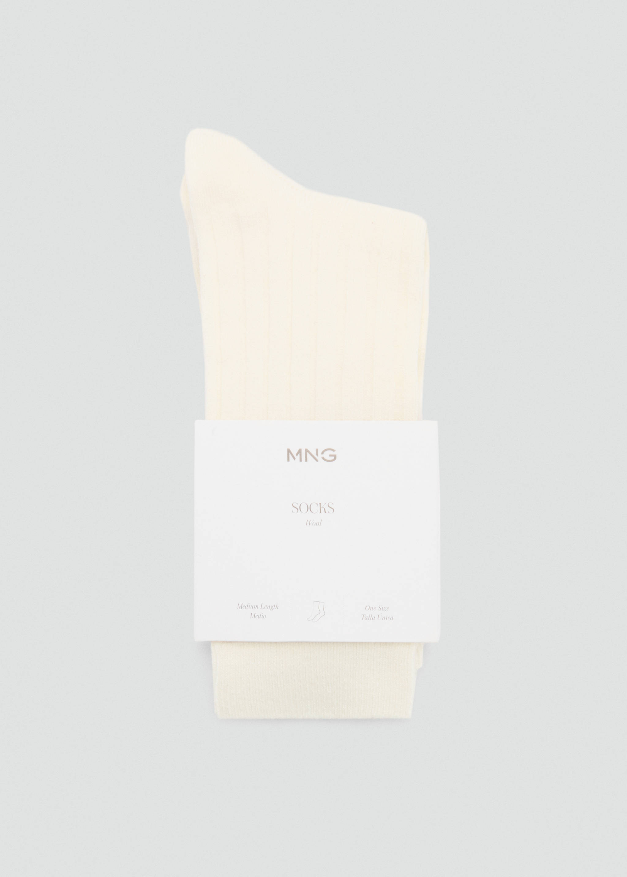 Ribbed wool blend socks - Details of the article 1